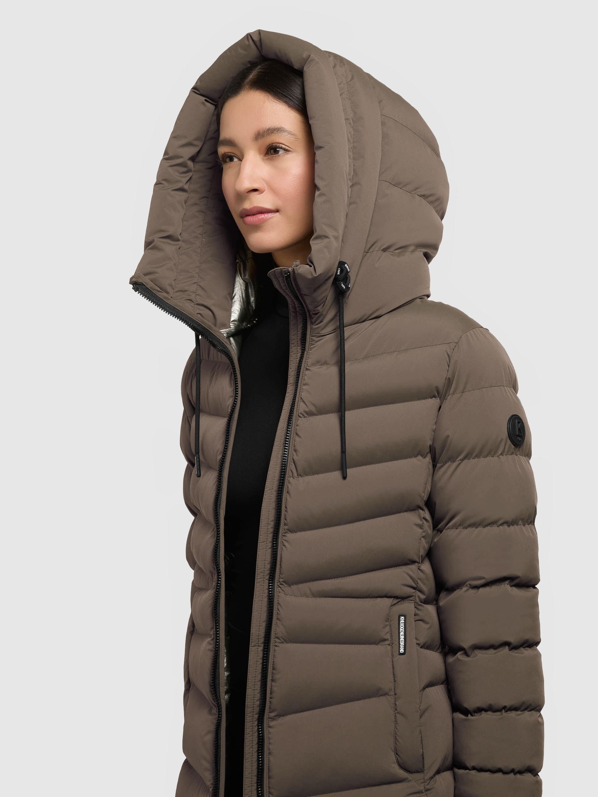 khujo Steppmantel »Tuhani5« Formschöner langer Damen Mantel