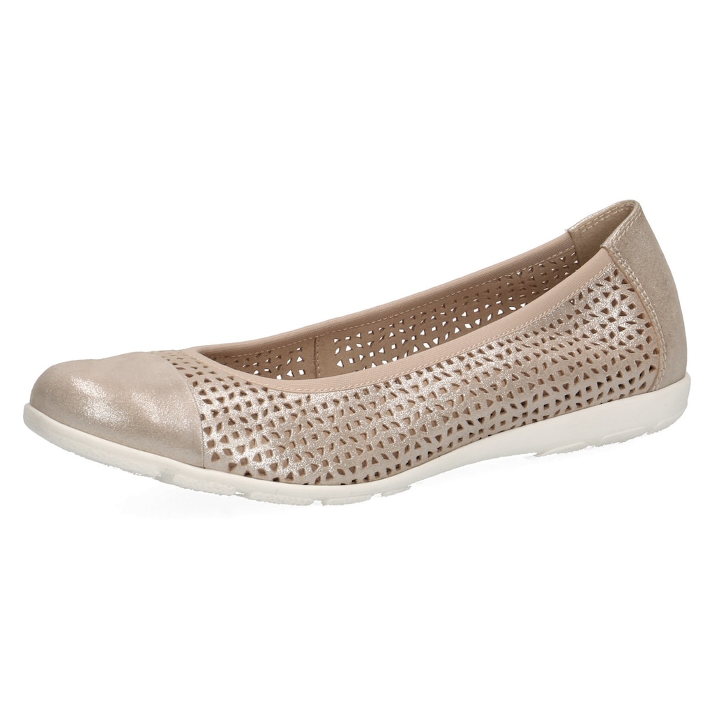 Caprice Ballerina, Slipper, Sommerschuh, Schlupfschuh mit Perforation