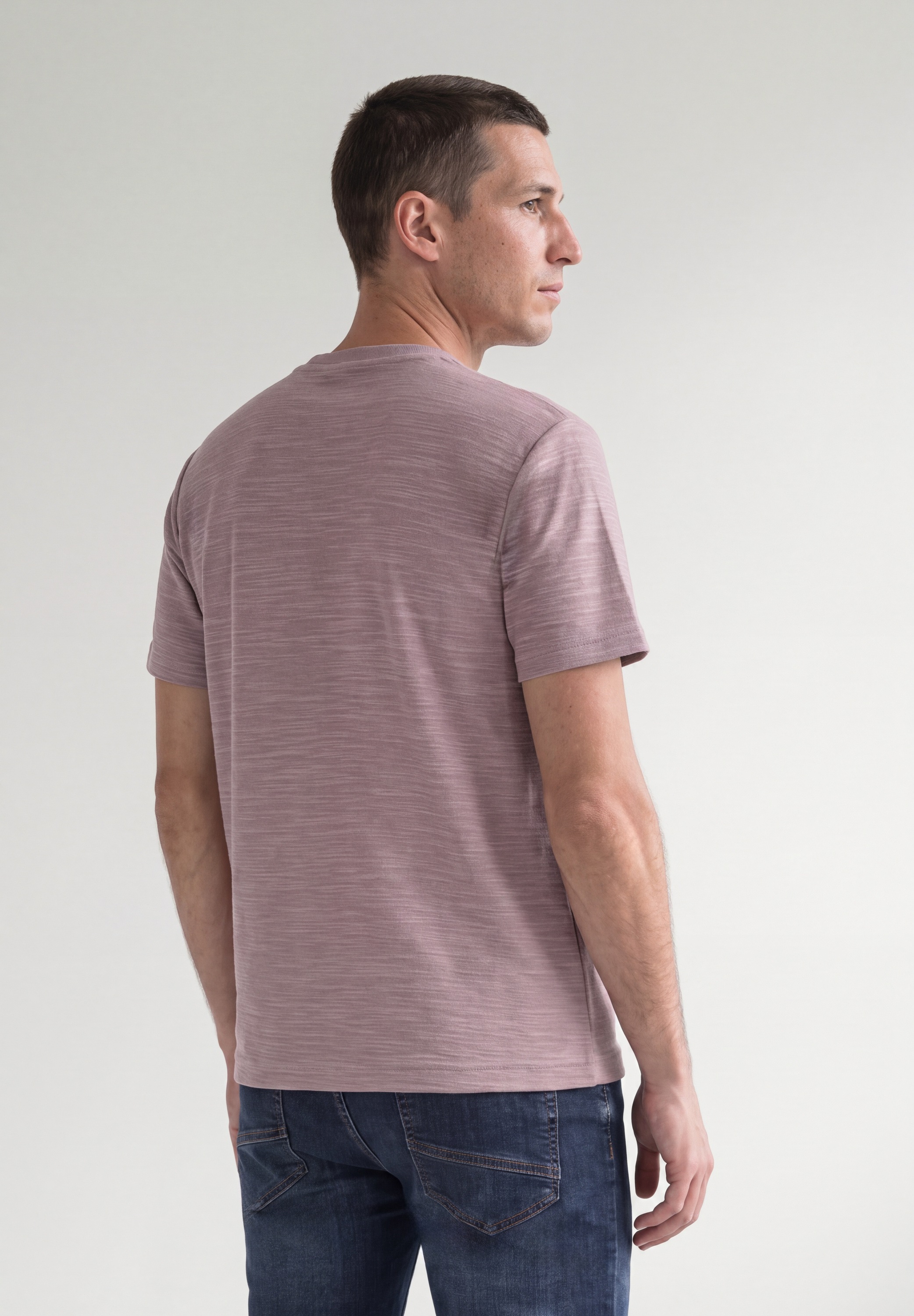 STREET ONE MEN T-Shirt mit Rundhalsausschnitt