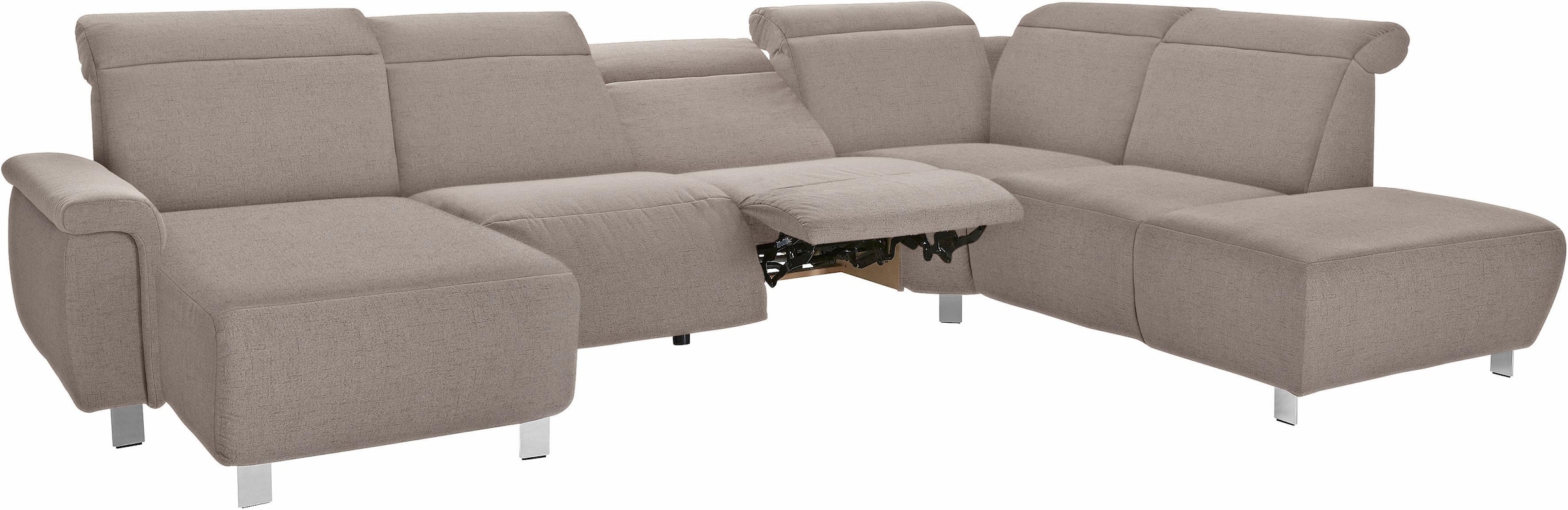 sit&more Wohnlandschaft »Township U-Form«, wahlweise mit elektrischer Wallfree-Funktion