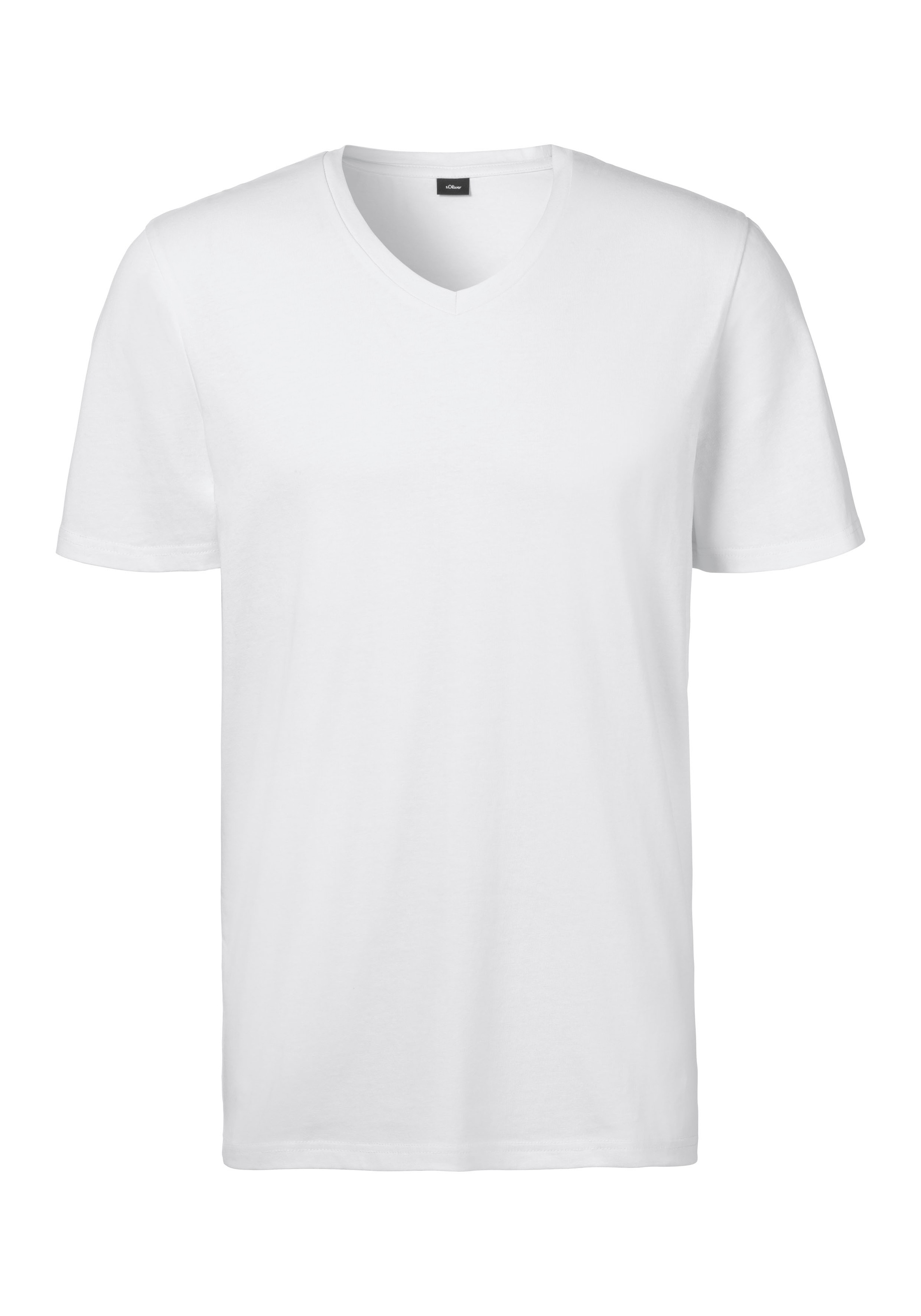 s.Oliver T-Shirt Packung, 2 Stk. klassisches Unterziehshirt günstig online kaufen