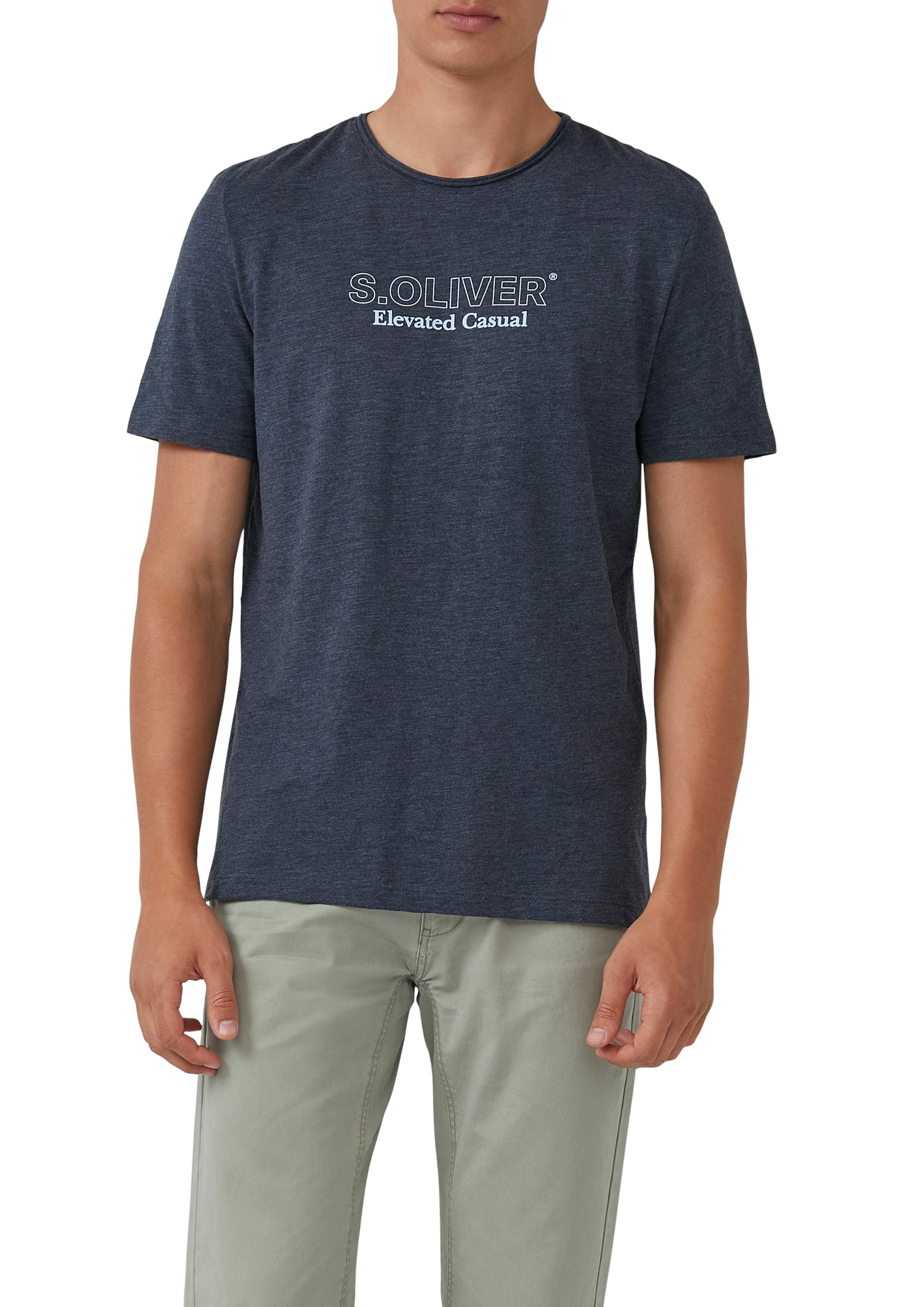 s.Oliver T-Shirt, mit Frontprint günstig online kaufen