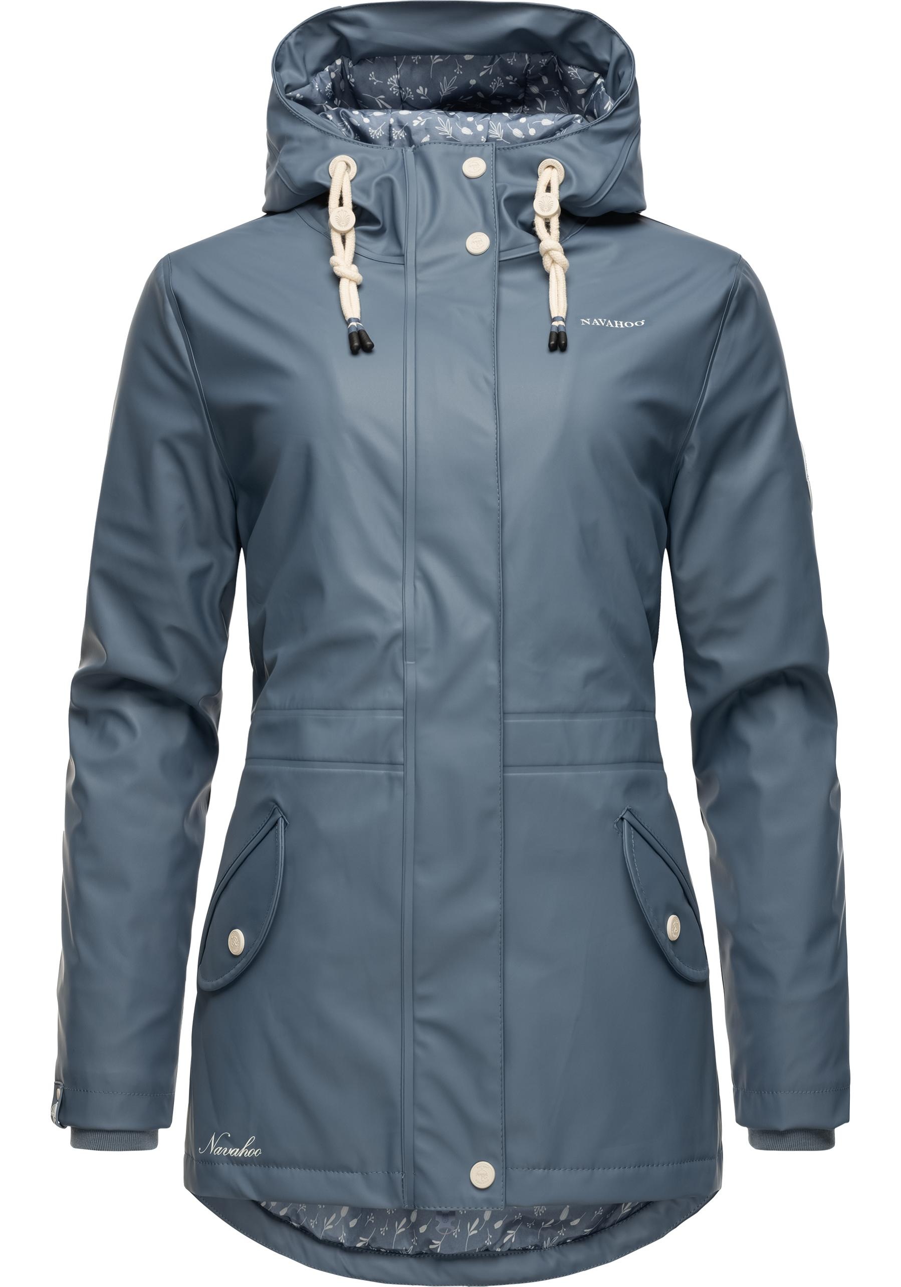 Navahoo Regenjacke "Oceans Heart", mit Kapuze, stylischer wasserdichter Regenmantel mit Kapuze