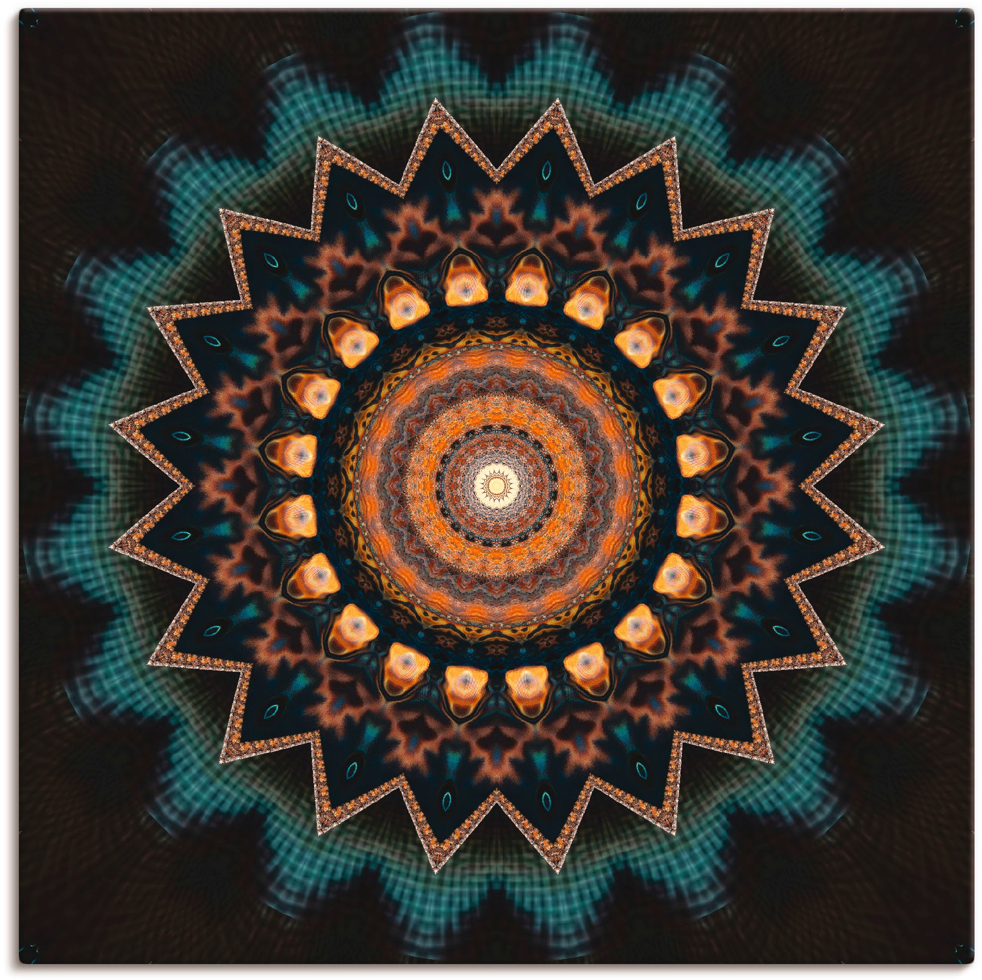 Black Friday Artland Wandbild Mandala Kosmisches Bewusstsein Muster