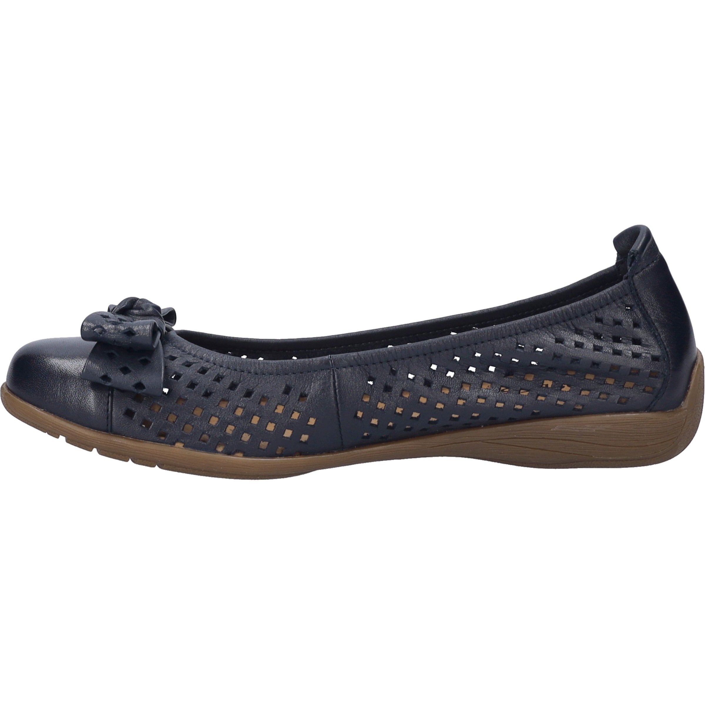 Ballerina JOSEF SEIBEL "Fenja 24, indigo", Damen, Gr. 38, blau (indigo), Obermaterial: 100% Rindsleder Leather cow., Schuhe Ballerina 2