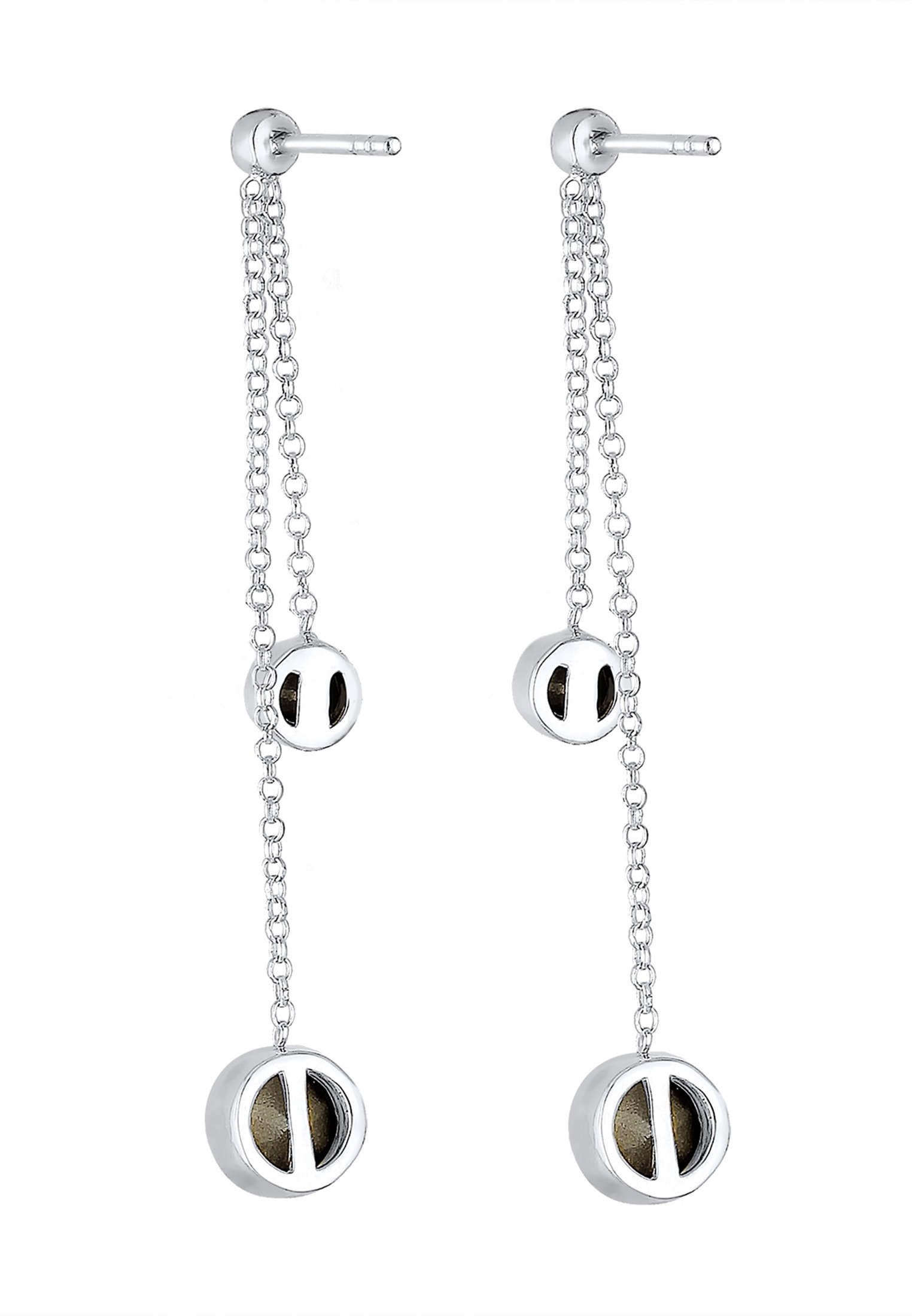 Elli Paar Ohrhänger »Kristalle Funkelnd Elegant 925 Silber«