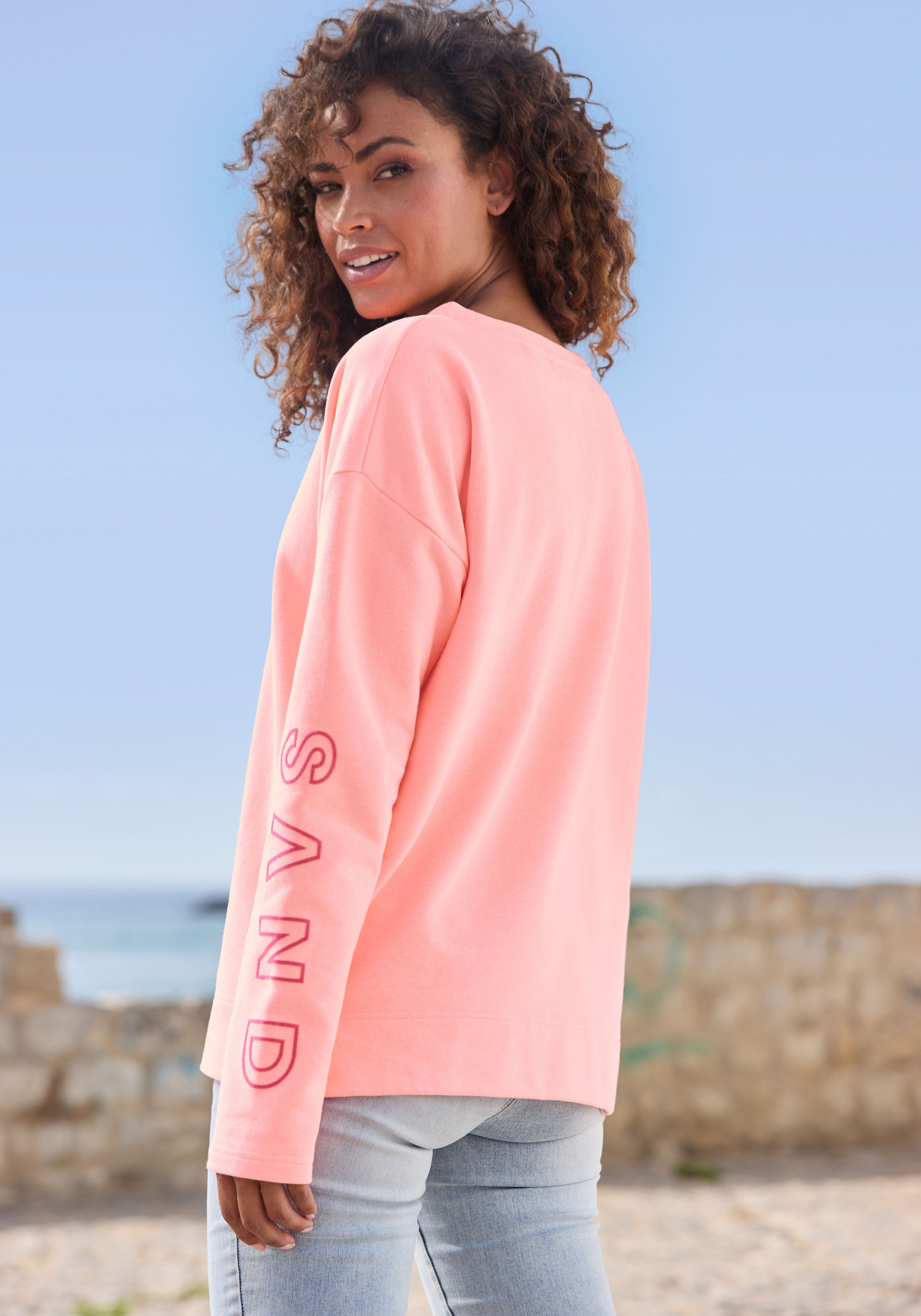 Elbsand Sweatshirt »Andra«, mit Logoprint