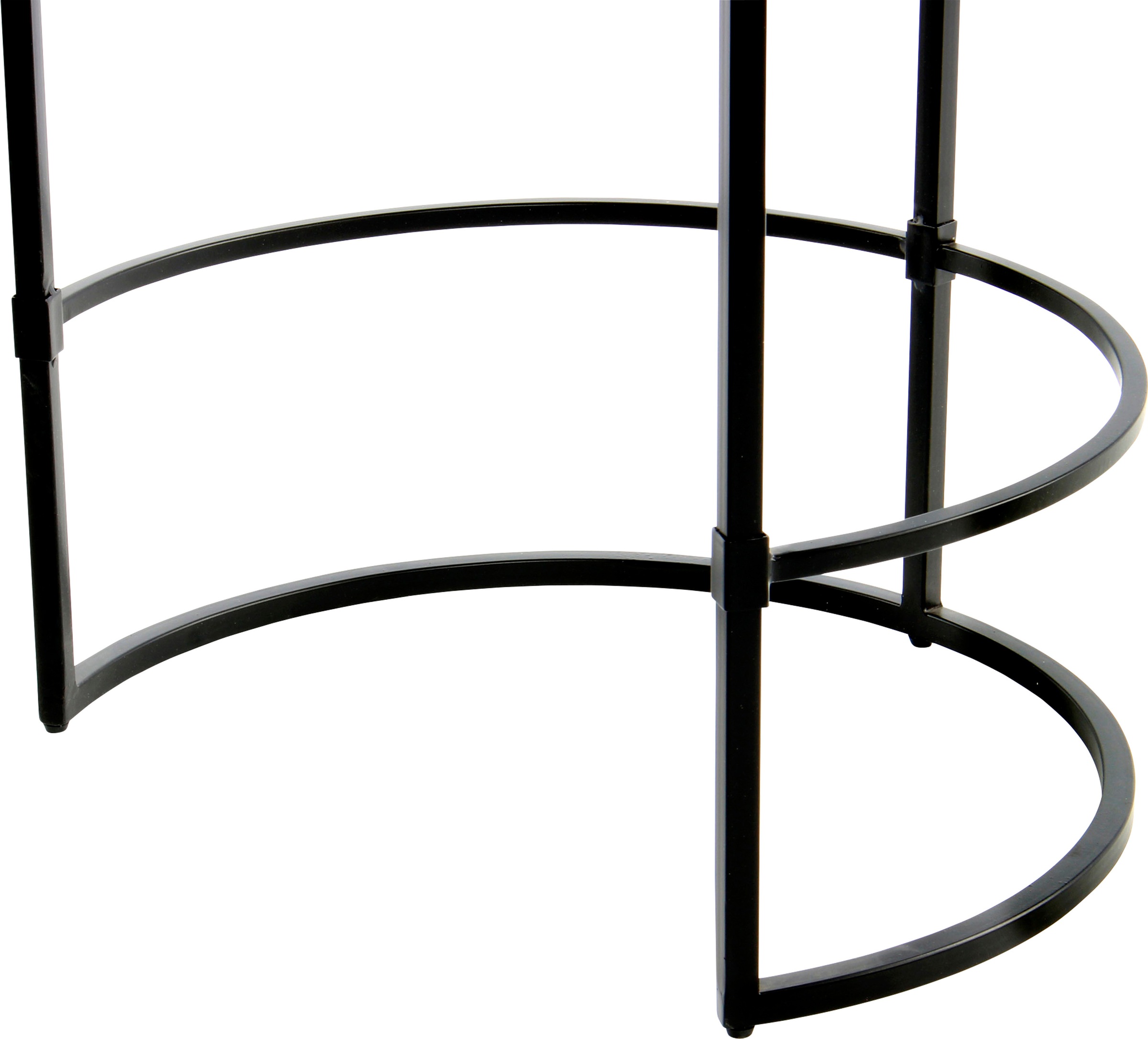 Kayoom Beistelltisch »Louis 225, Design-Tisch mit Stil, Marmor-Tischplatte«, (1 St.), Detailreiche Marmortischplatte, robustes Gestell, zeitlos