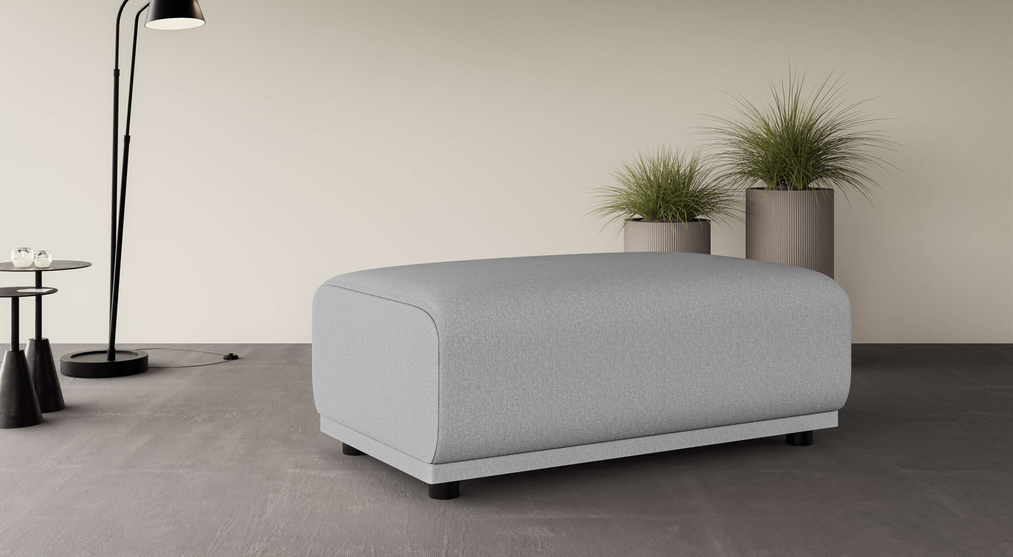 Home affaire Polsterhocker "TAMMO" passend zur Serie, auch in Cord und Bouclé