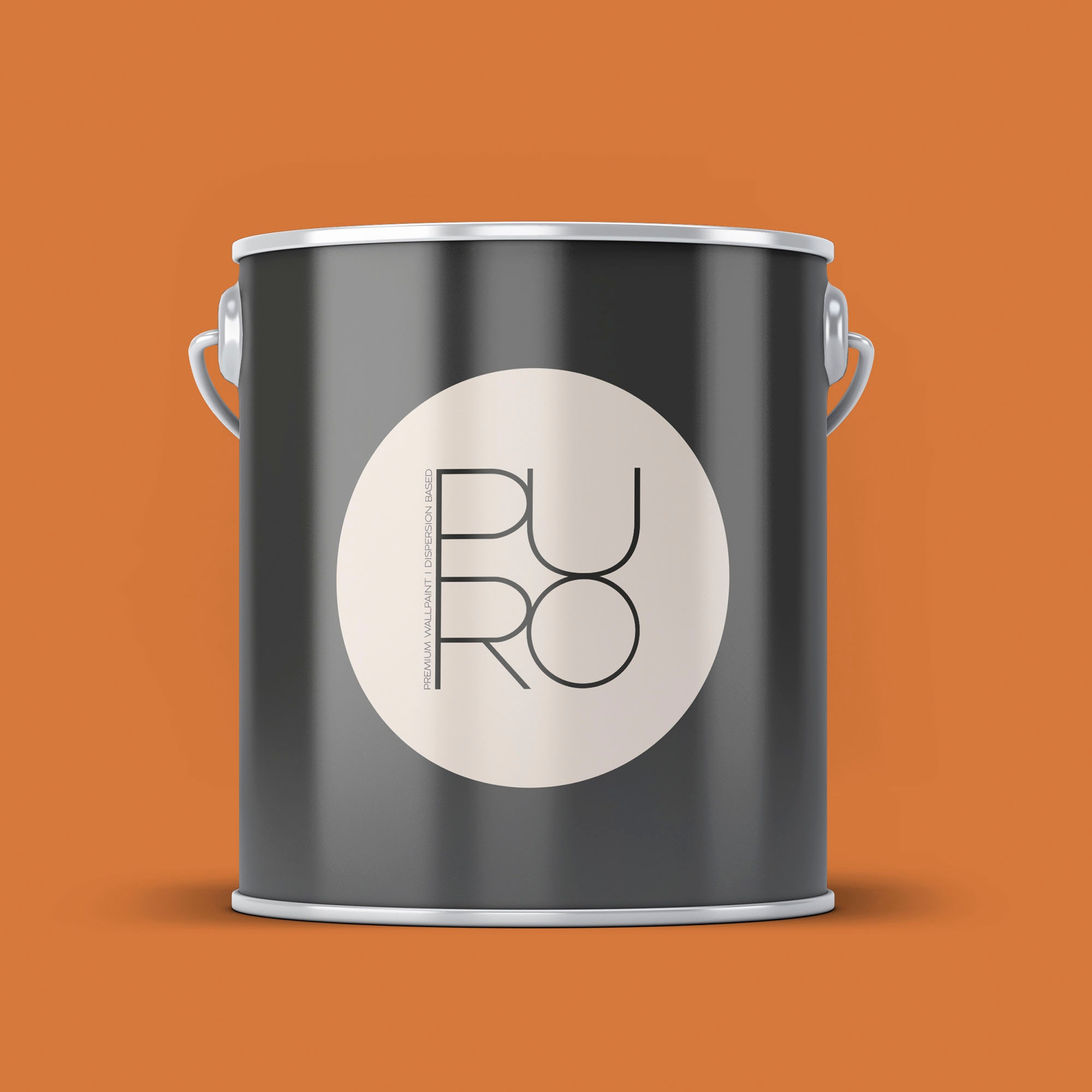 A.S. CRÉATION Wandfarbe "Premium Innenwandfarbe PURO Tuchmatt dusty orange", 5 l 5mlc9003 dusty orange, Farben, ideal für Wohnzimmer, Schlafzimmer,