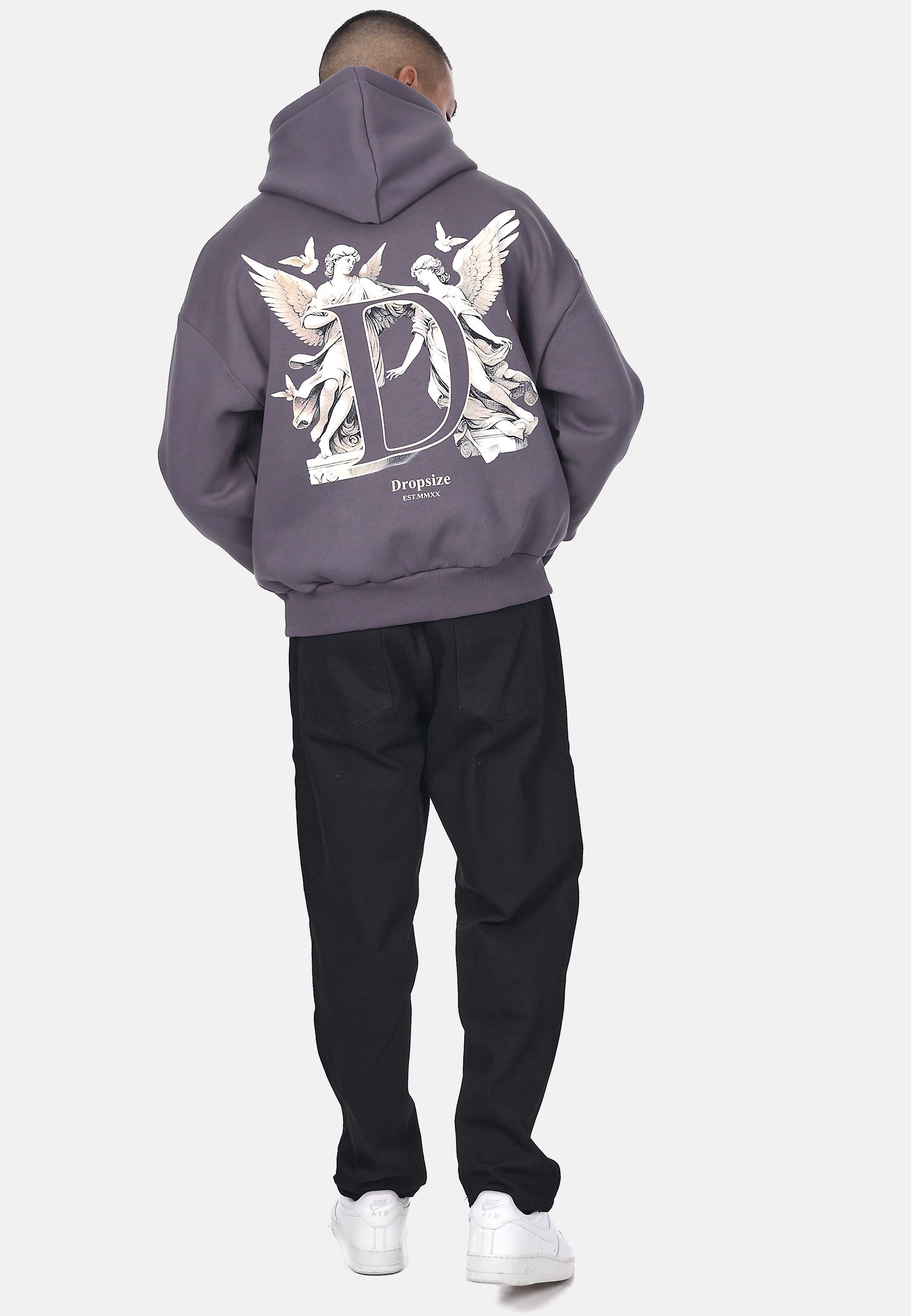 Dropsize Kapuzenpullover »Dropsize HEAVY OVERSIZE ANGEL MARBLE HOODIE« 1 Stk.