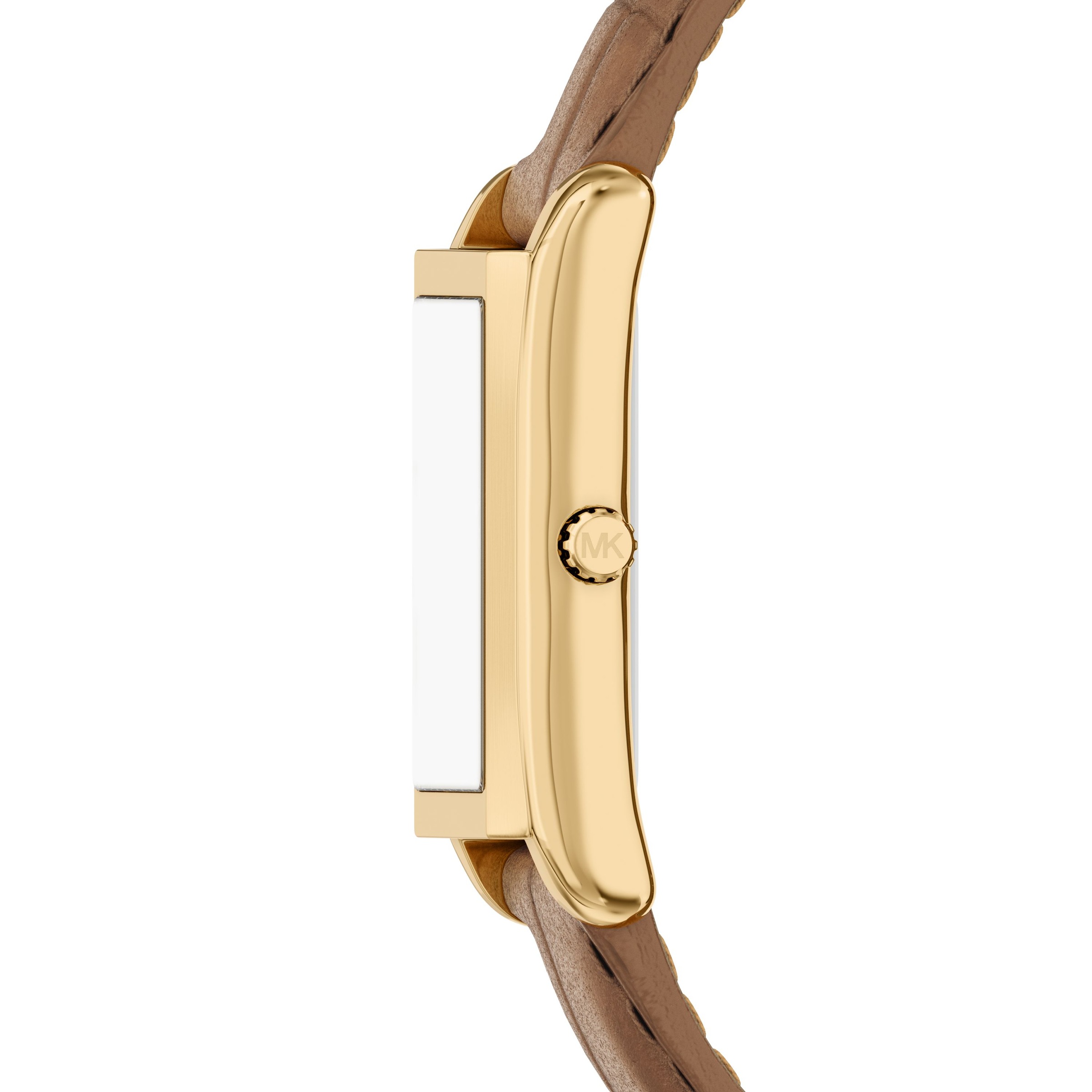 MICHAEL KORS Quarzuhr »ESSEX« Armbanduhr, Damenuhr, Lederarmband, analog