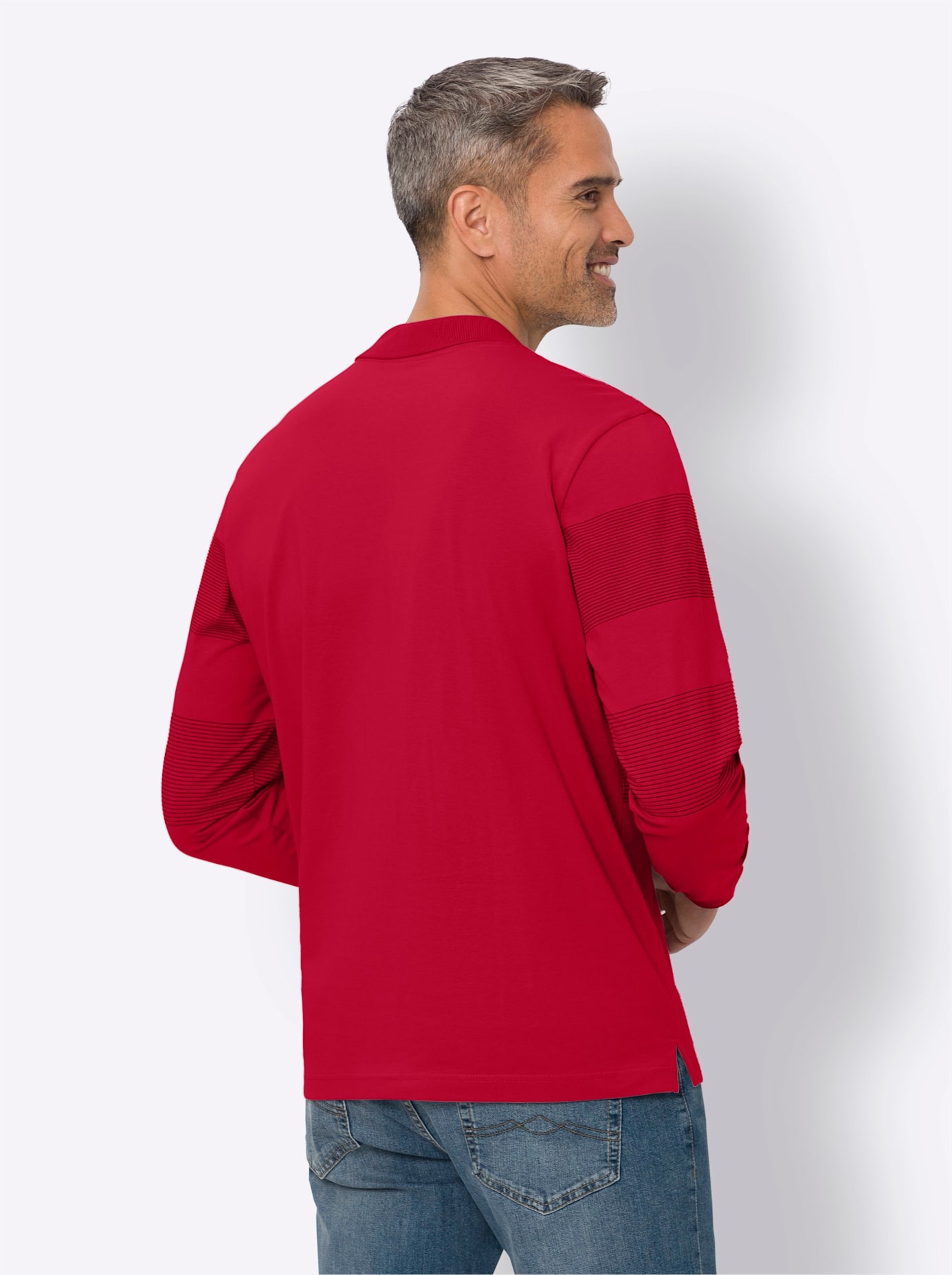 Classic Poloshirt »Langarm-Poloshirt«, (1 tlg.)
