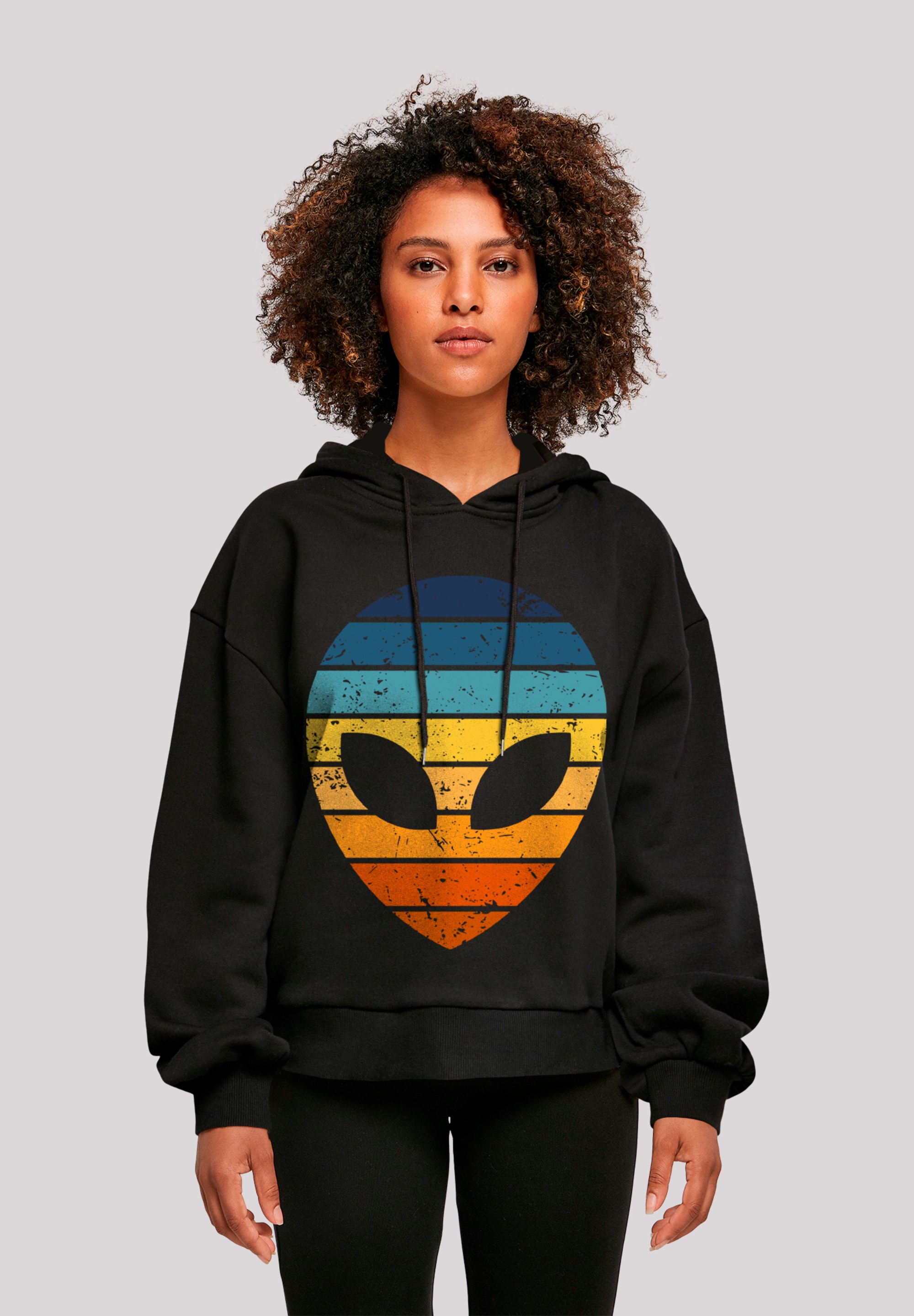 F4NT4STIC Sweatshirt "Alien Sonnenuntergang Retro", Premium Qualität günstig online kaufen