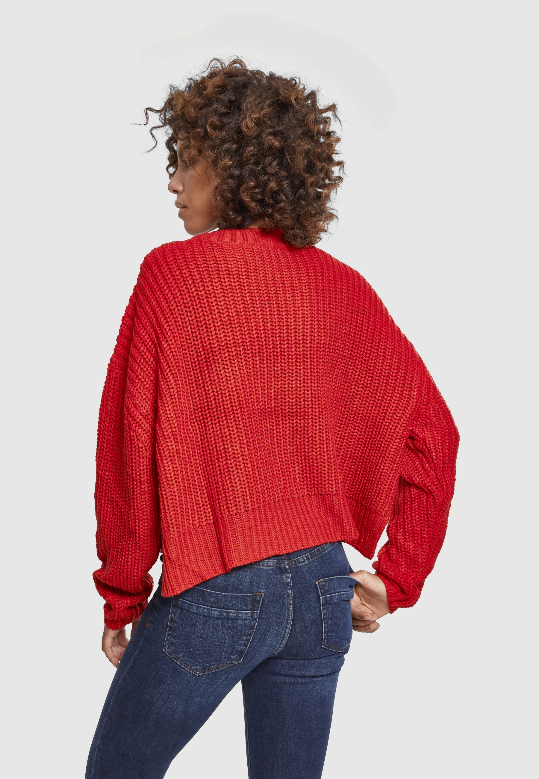 URBAN CLASSICS Sweatshirt »Urban Classics Damen Ladies Wide Oversize Sweater«, 1 Stk.
