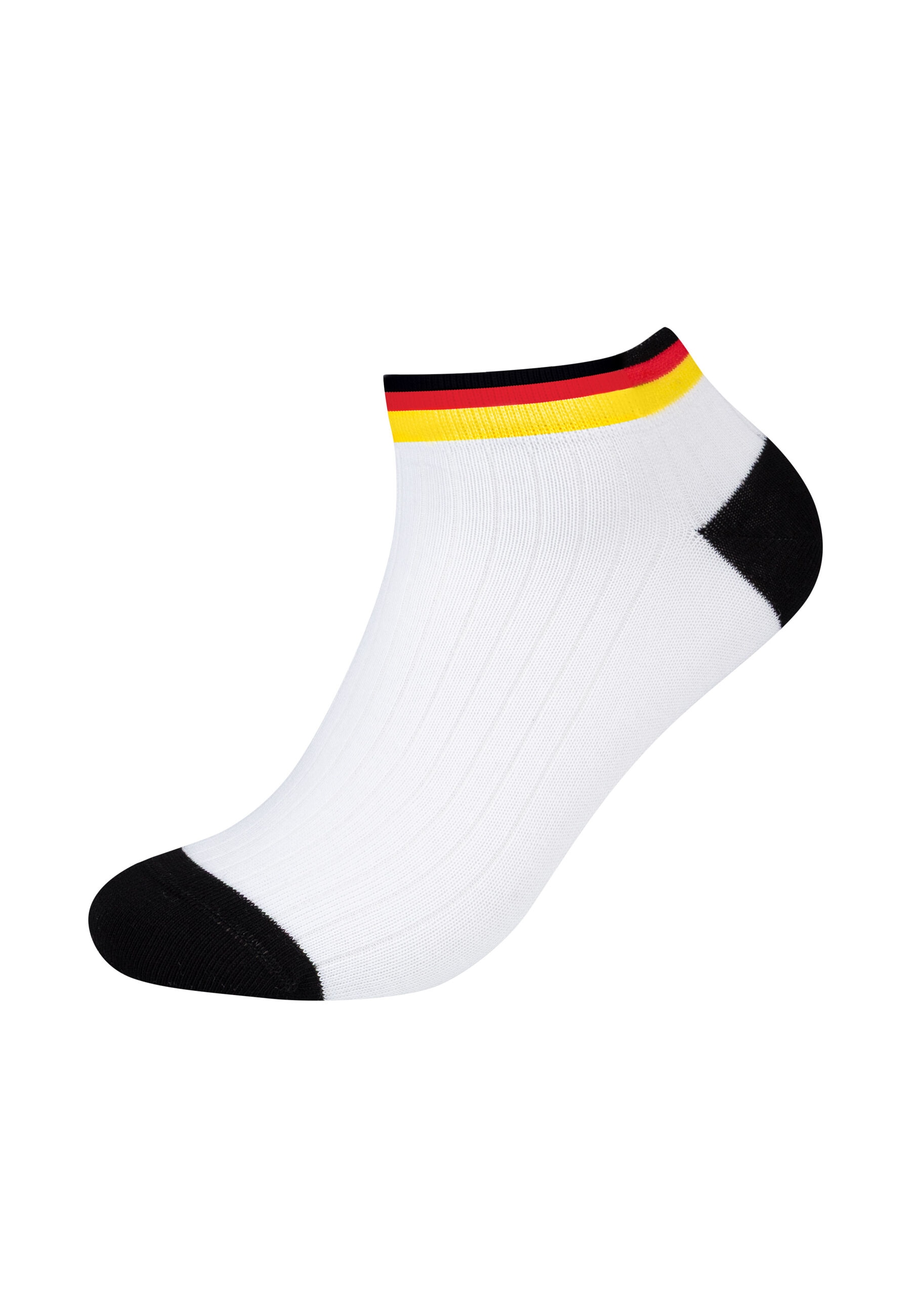 Camano Sneakersocken »4er Pack« 4er Pack Sportliches Design zur Fußballmeisterschaft