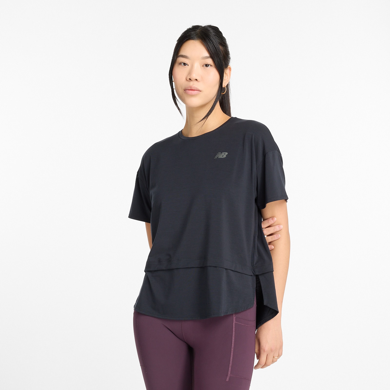 New Balance Laufshirt, mit Label günstig online kaufen