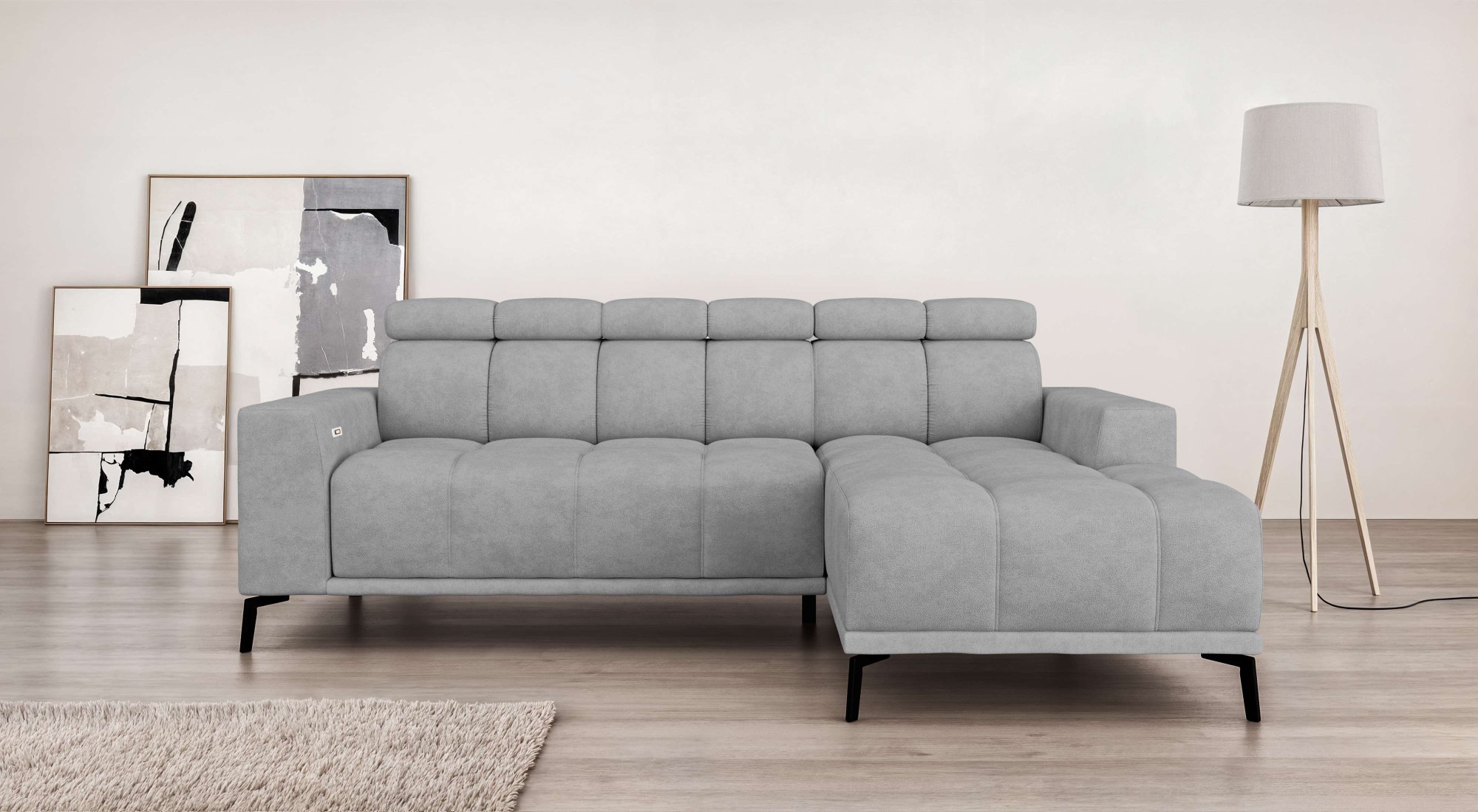 Home affaire Ecksofa "CAZIE, Designsofa, L-Form, trendige Bubble-Optik," L- günstig online kaufen