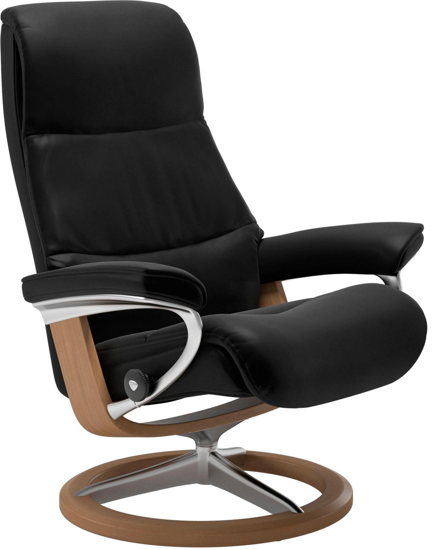 Stressless Relaxsessel "View", (Set, Relaxsessel mit Hocker), mit Signature günstig online kaufen