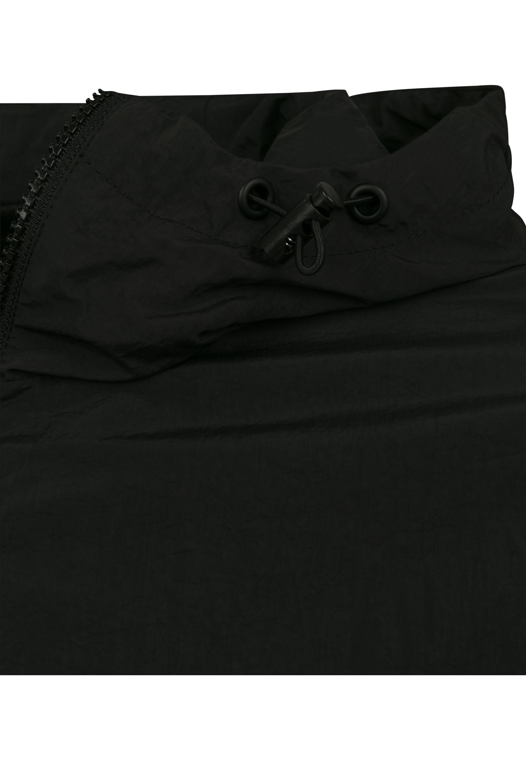 URBAN CLASSICS Allwetterjacke »Urban Classics Herren Crinkle Panel Track Jacket« 1 Stk. tlg. mit Kapuze