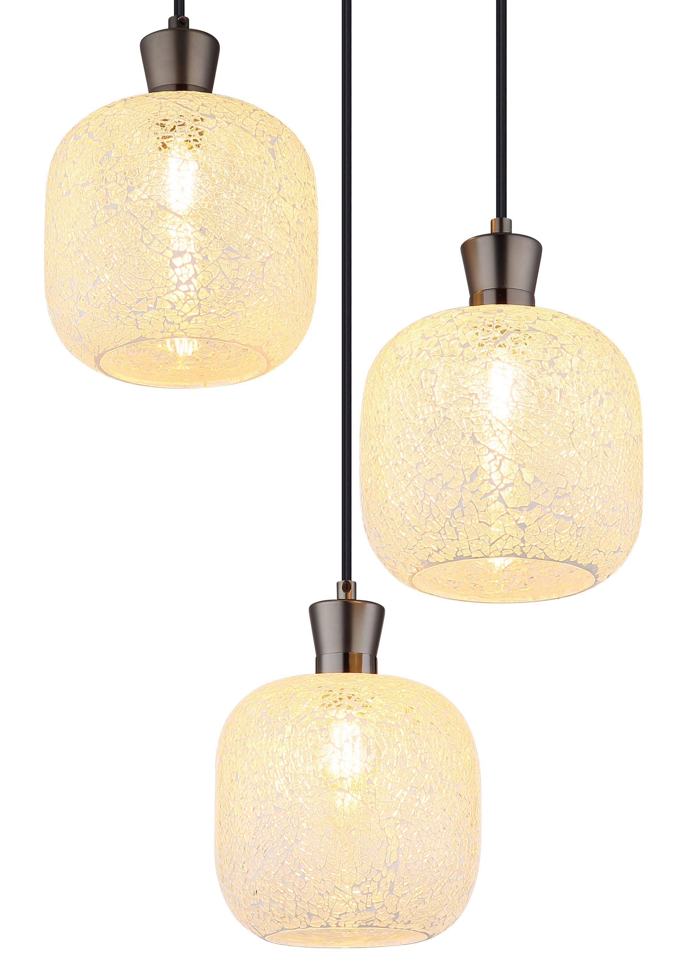 GLOBO LIGHTING Hängeleuchte »BROKANA« E14 1 Stk. Hängeleuchte für Esszimmer & Wohnzimmer Mosaik
