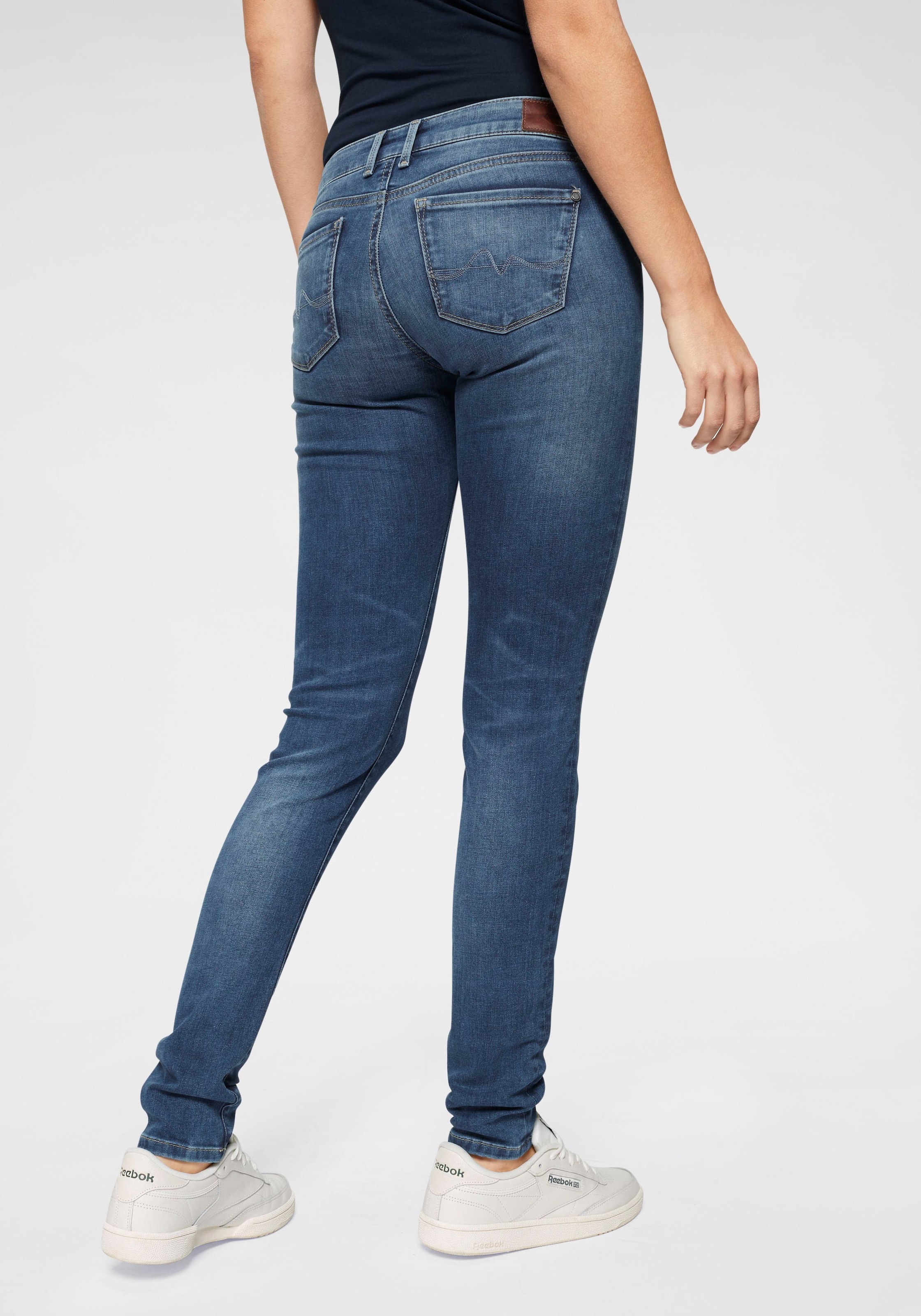 »SOHO«, BAUR 1-Knopf bestellen 5-Pocket-Stil mit Pepe Bund im Skinny-fit-Jeans und | Stretch-Anteil Jeans