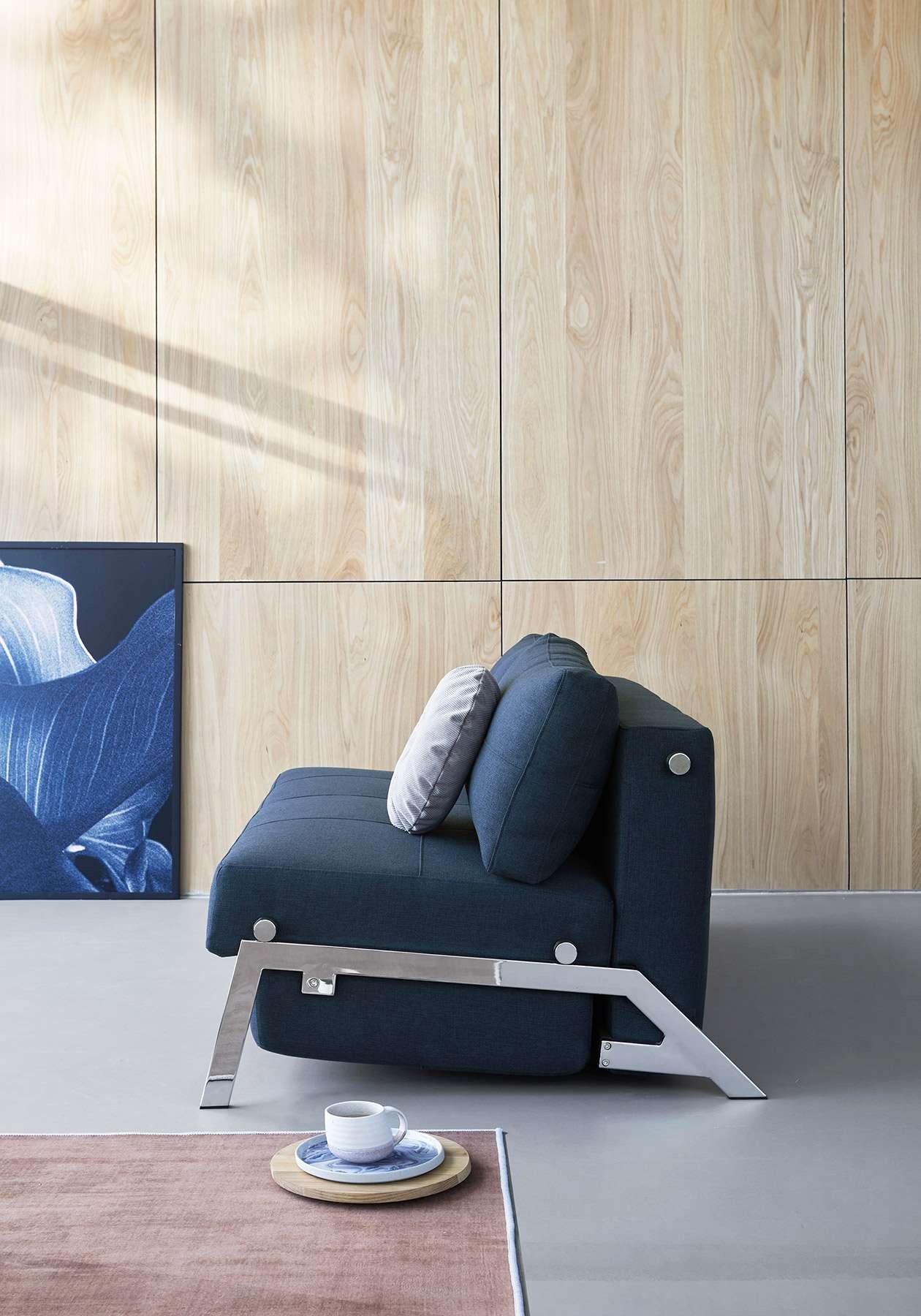 INNOVATION LIVING ™ Schlafsofa »Cubed Klappsofa, hochwertige Schlaffunktion, Design und extra Komfort«, Frontauszug, sehr platzsparend, abgewinkelt Sitzen, waagerecht liegen