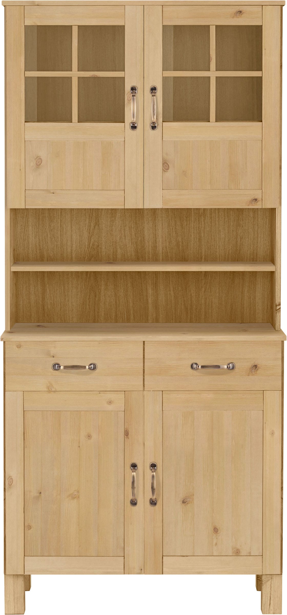 Home affaire Küchenbuffet »Alby« Breite 85 cm, 2 Glastüren
