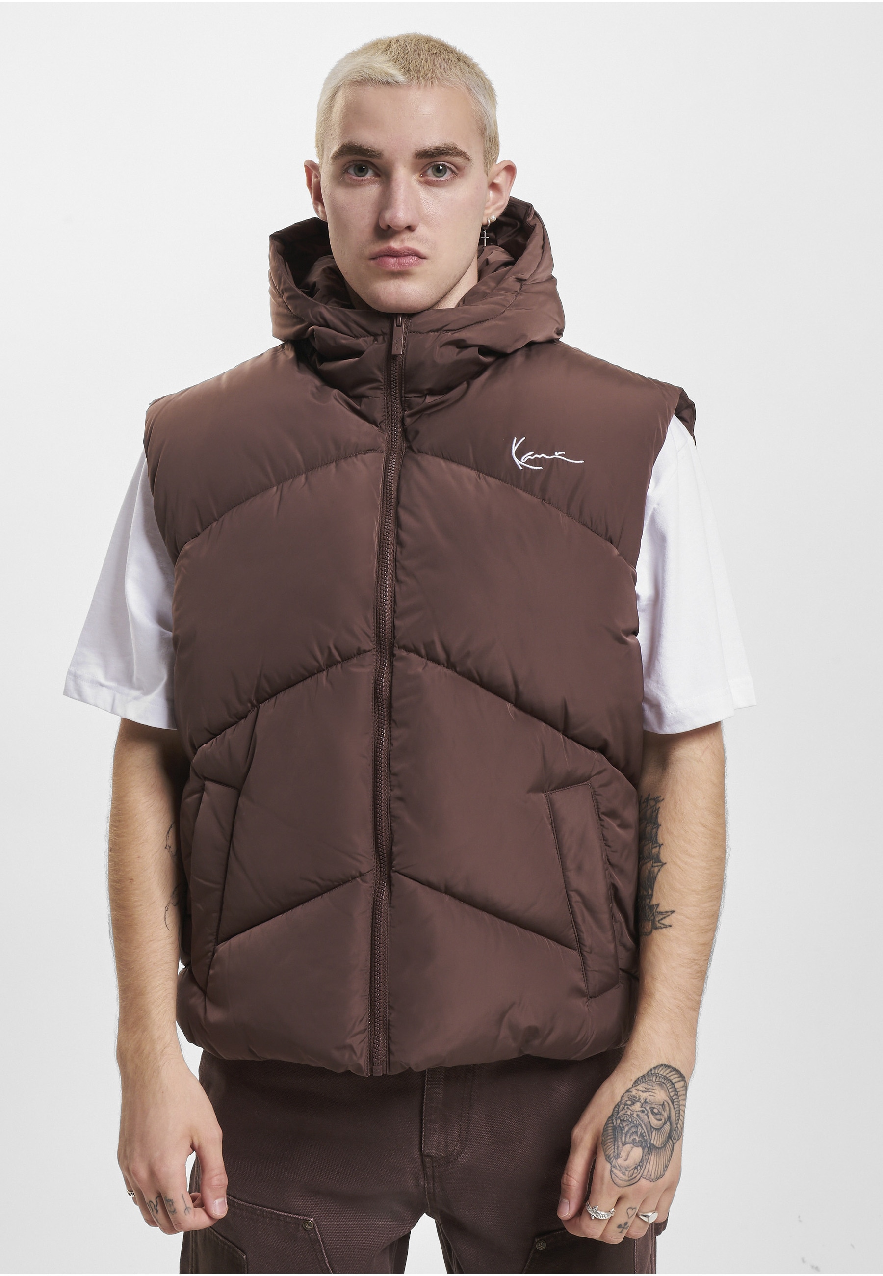 Karl Kani Steppweste »Karl Kani Unisex KM234-027-1 KK Chest Signature Puffer Vest«