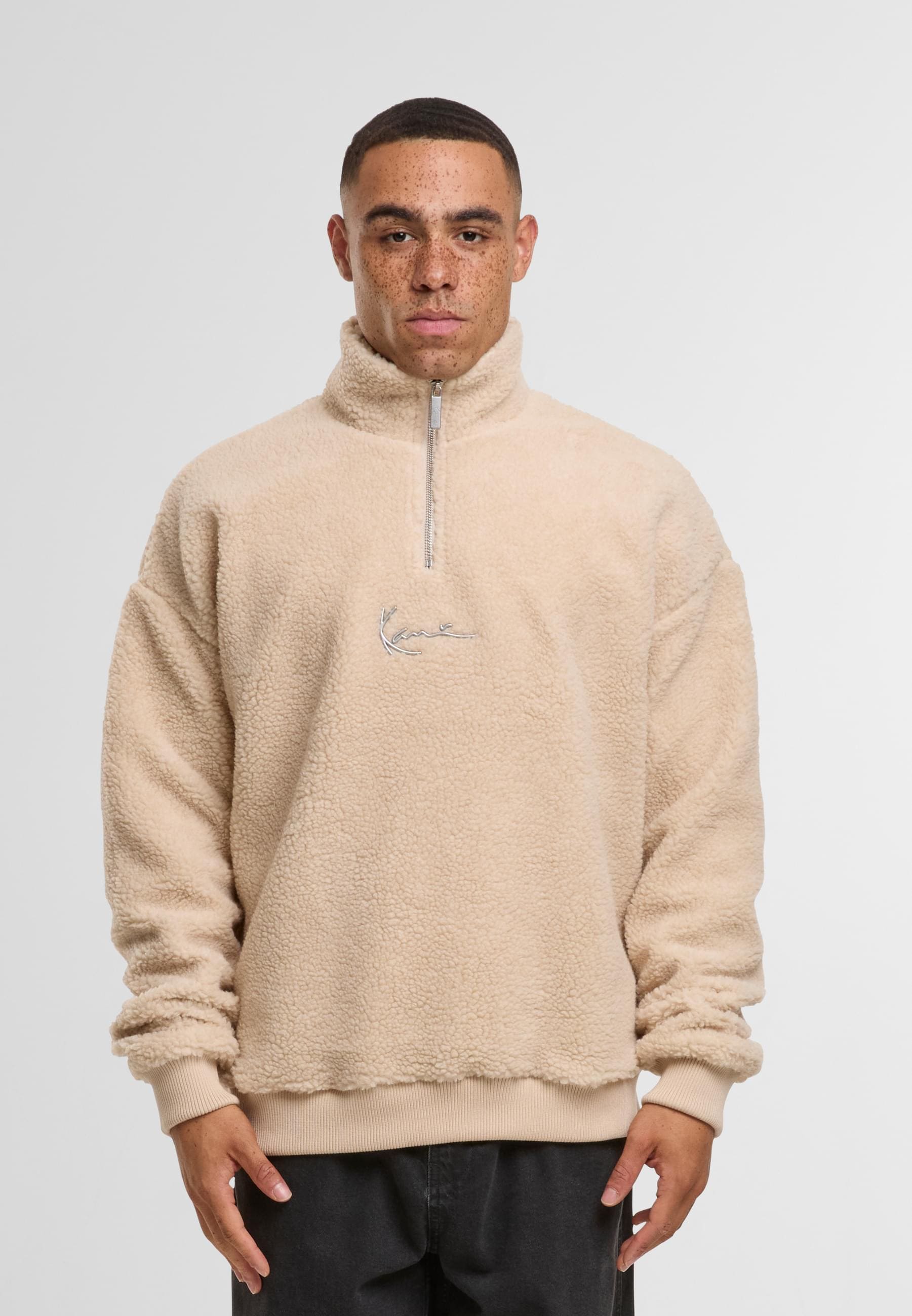 Karl Kani Longsleeve »Karl Kani Metal Signature Teddy Troyer light sand«, (1 tlg.)