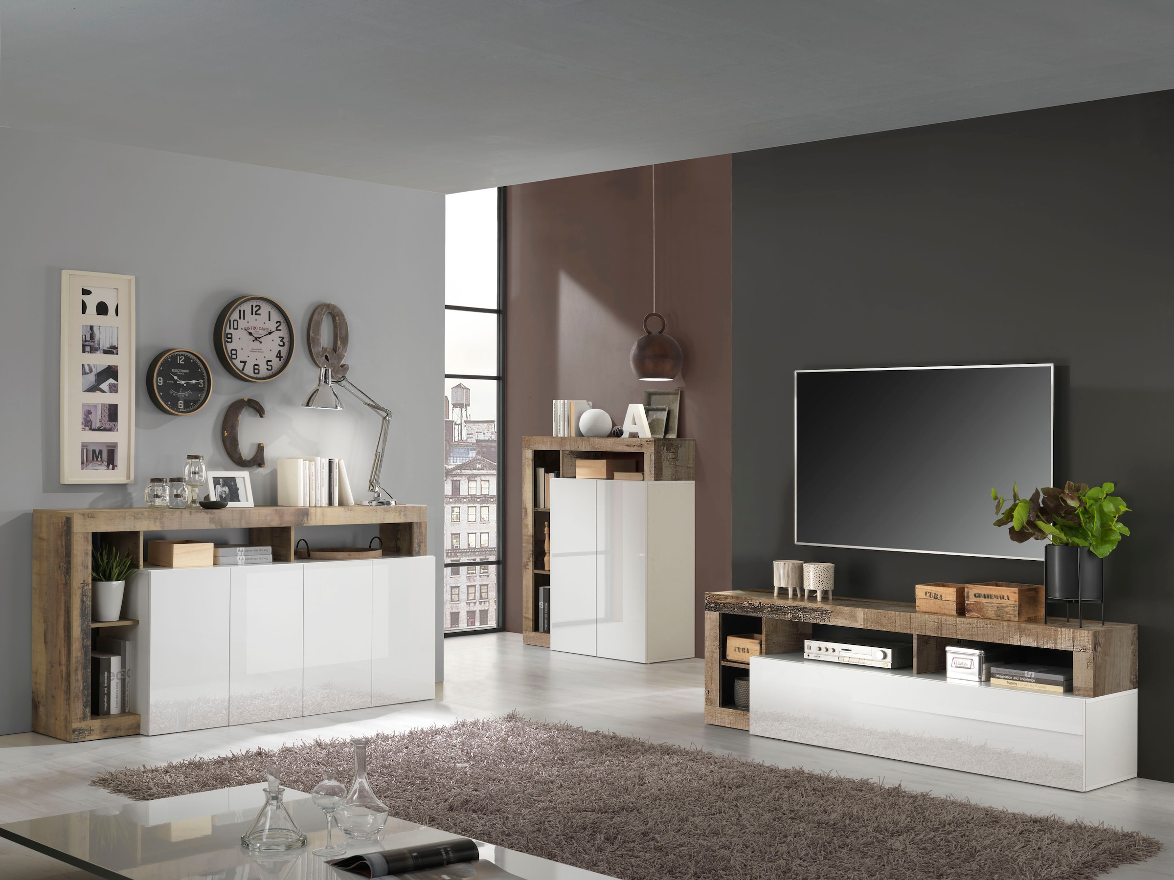 INOSIGN Highboard »Hamburg«, Breite 108 cm