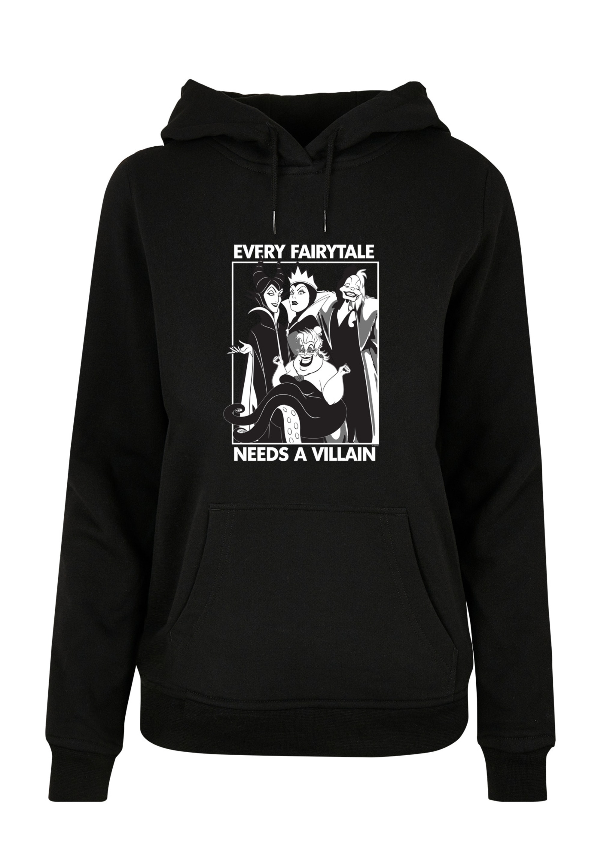 F4NT4STIC Kapuzenpullover "Disney Every Fairy Tale Needs A Villain", Print günstig online kaufen