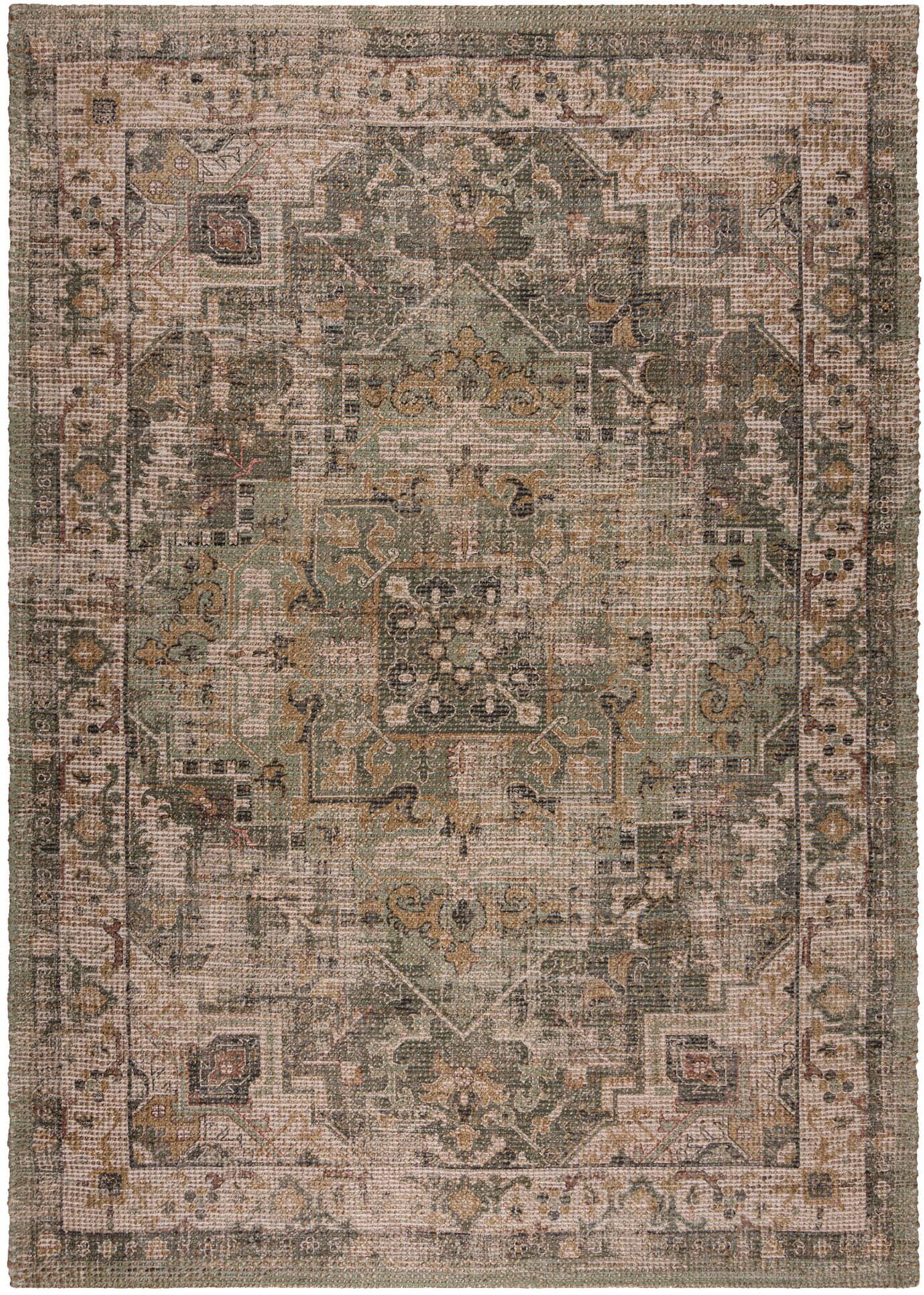 FLAIR RUGS Teppich »Selena Jute«, rechteckig, 8 mm Höhe, Vintage Jute