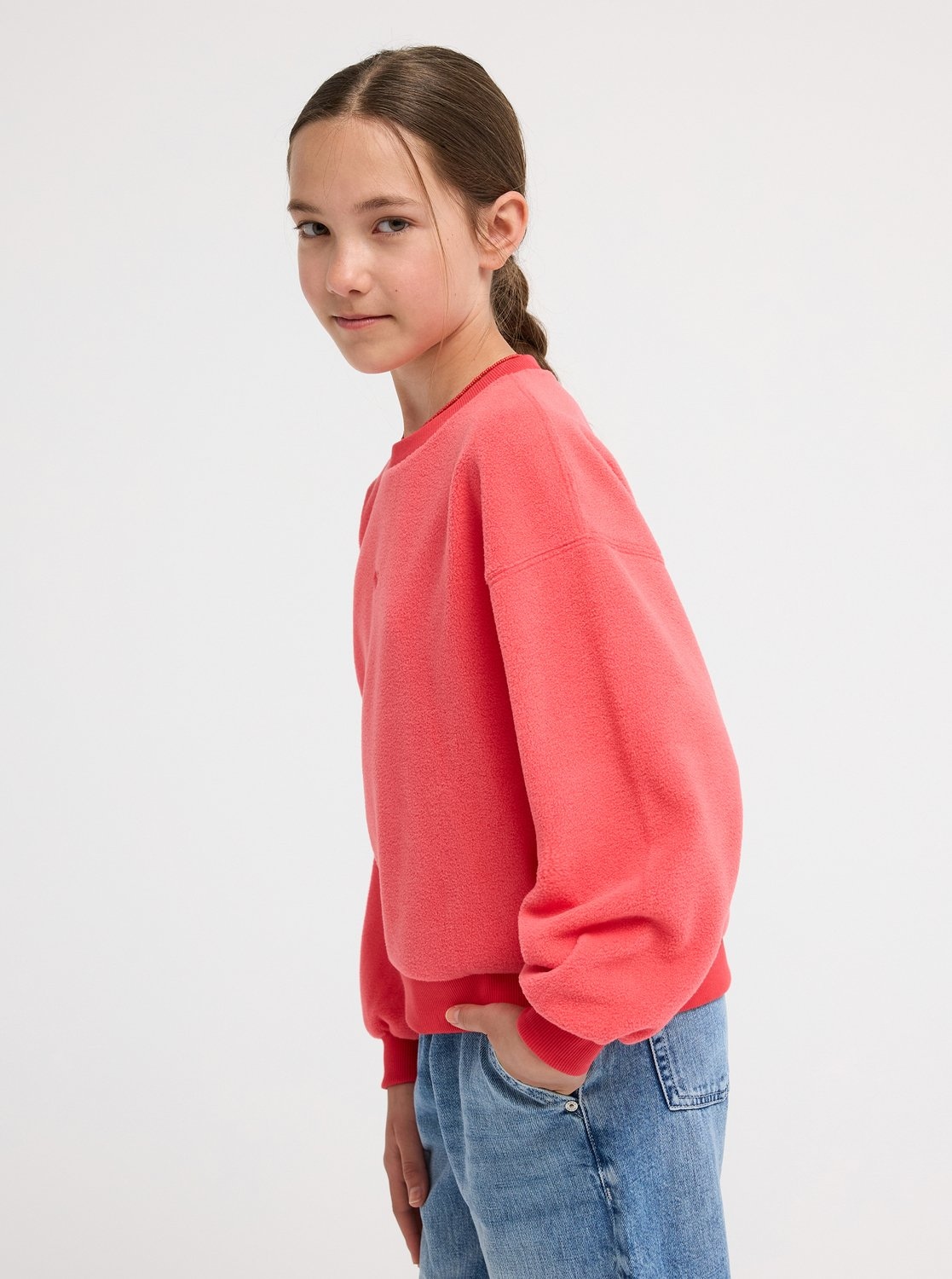 Roxy Sweatshirt »CHILL STORY RG«, für Kinder, mit sportlichem Stil, aus Baumwollmischung
