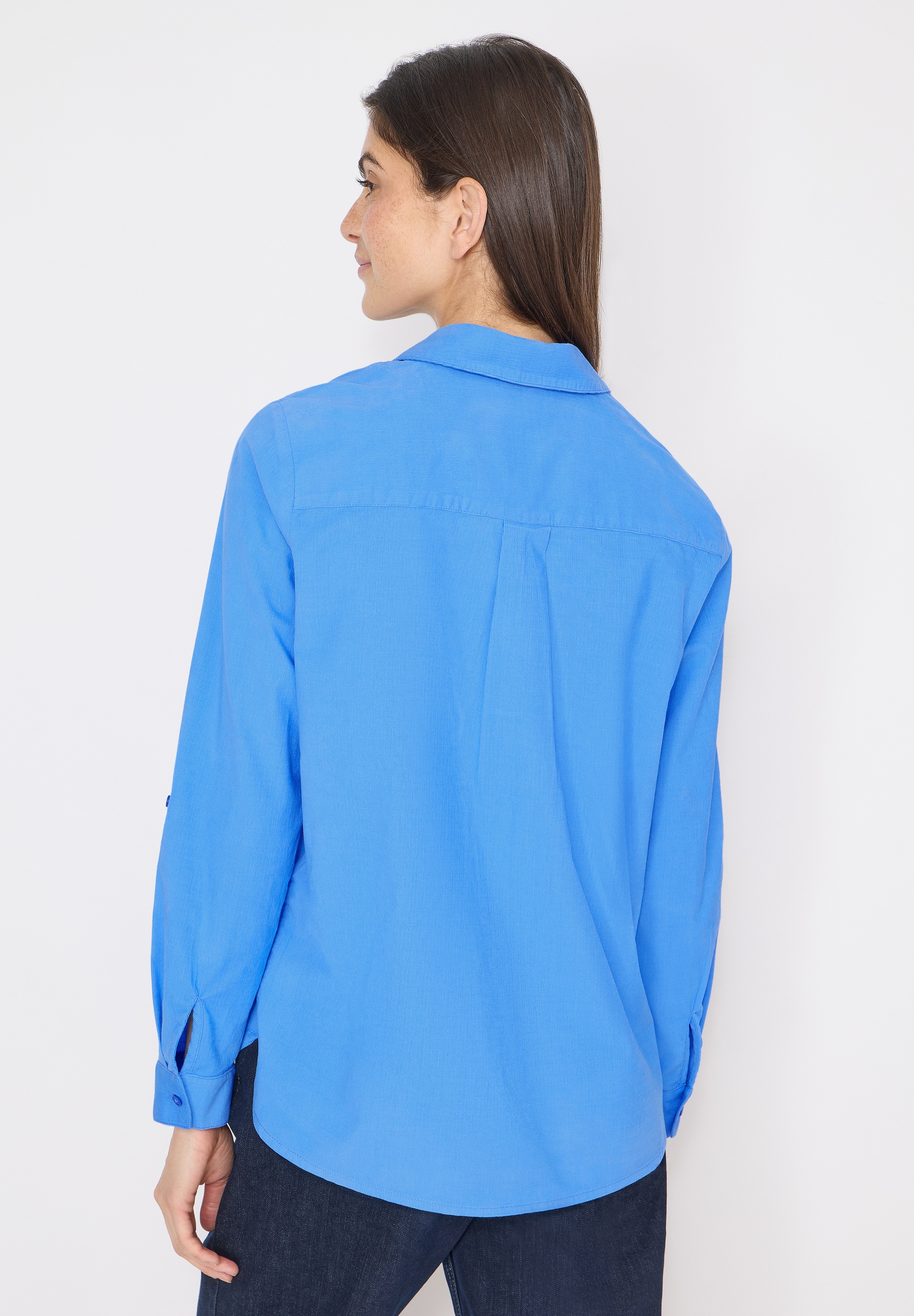 Cecil Langarmbluse aus reiner Baumwolle günstig online kaufen