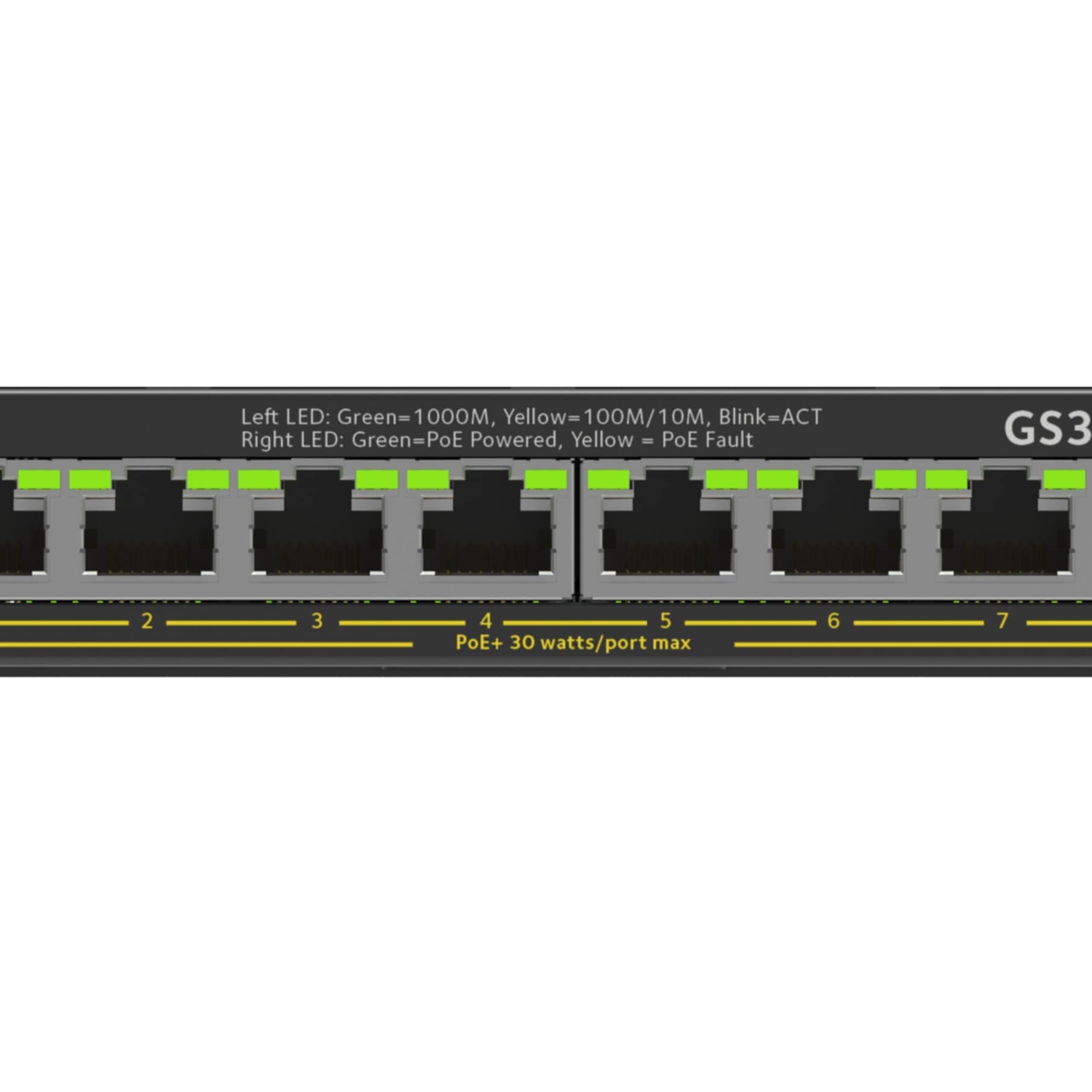 NETGEAR Netzwerk-Switch »8-Port Gigabit Ethernet High-Power PoE+ Plus Switch«