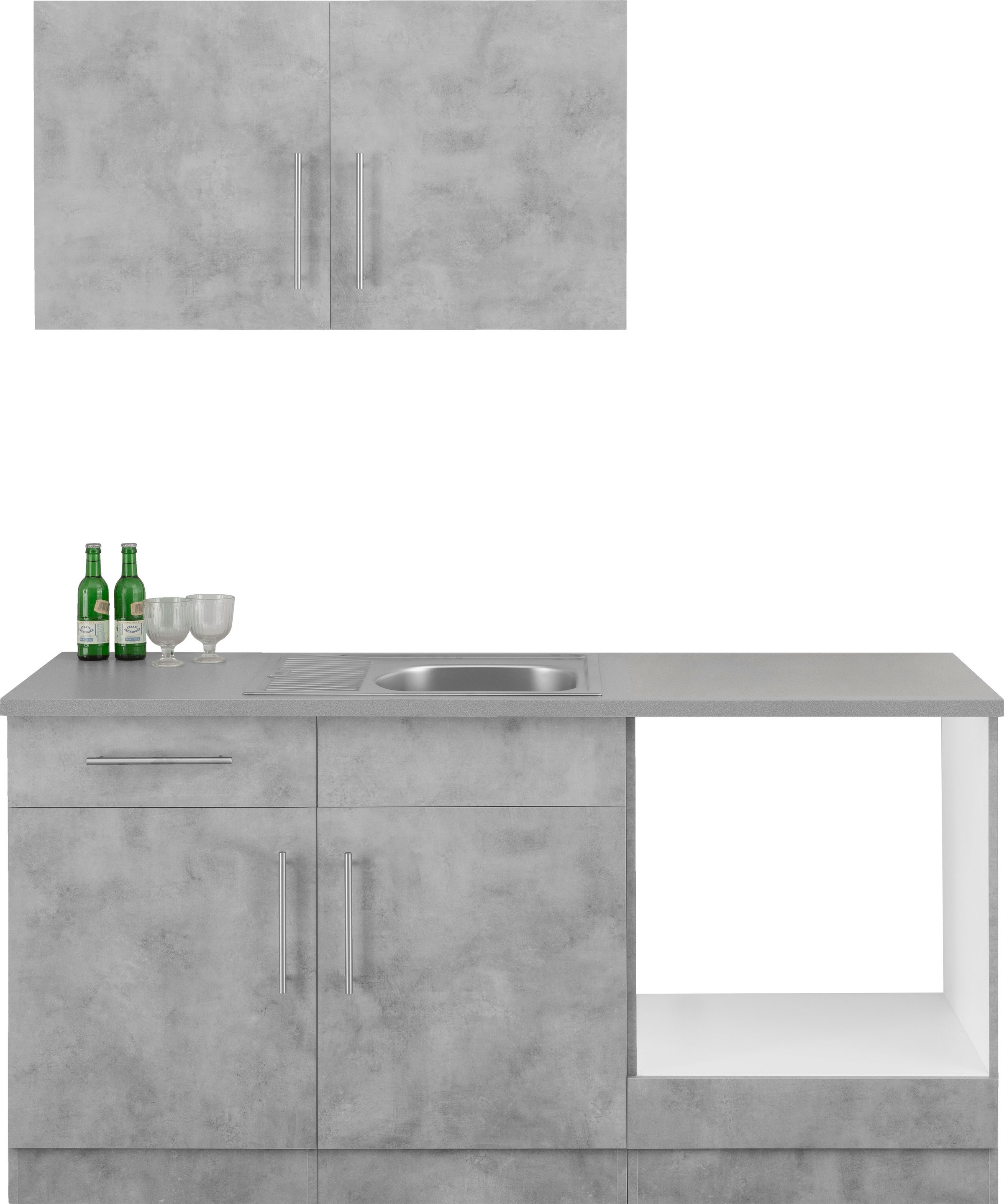 wiho Küchen Küche "Cali, TOPSELLER" wahlweise mit E-Geräten, Breite 160 cm günstig online kaufen