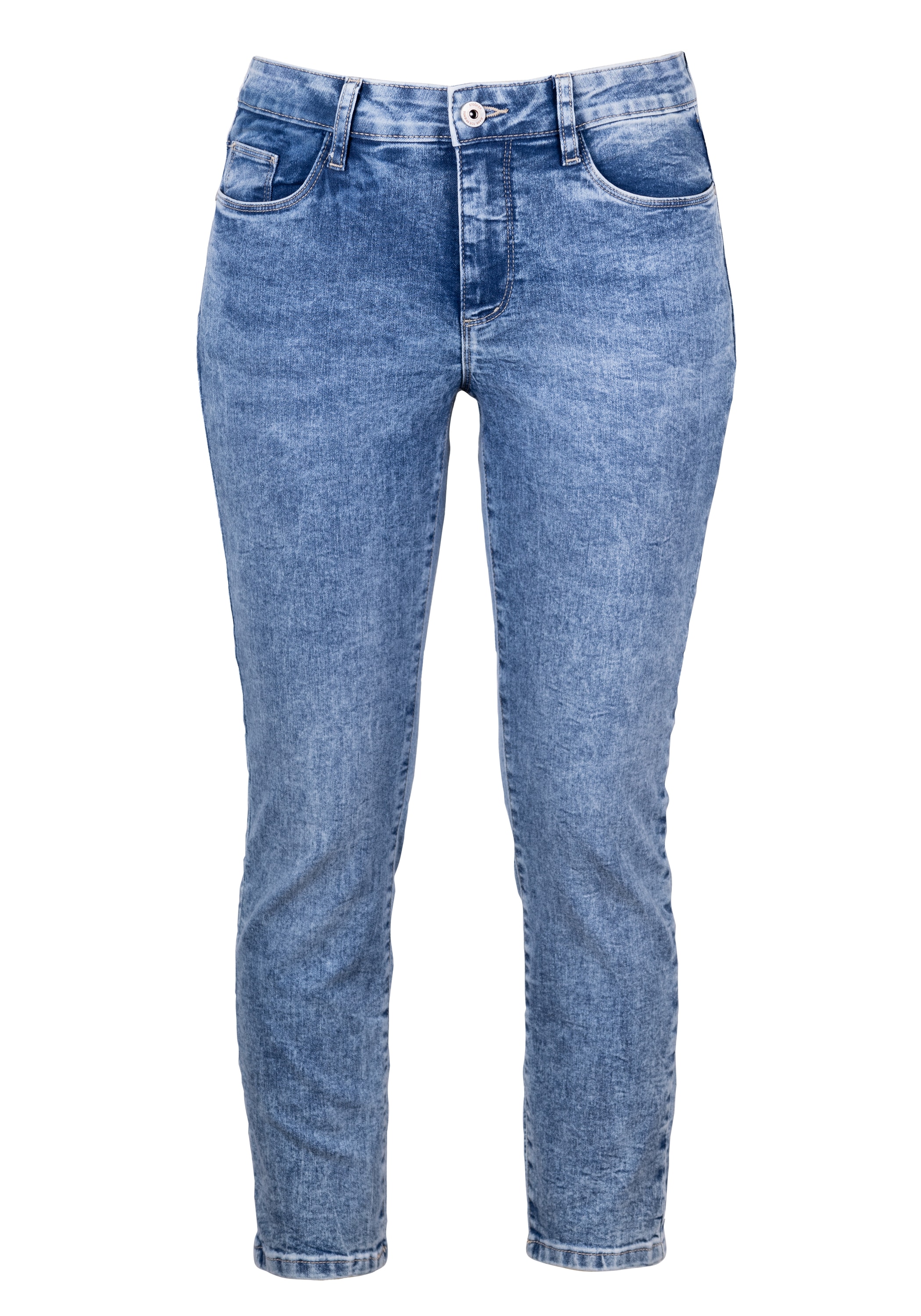 STOOKER WOMEN 5-Pocket-Jeans »Florenz Season Slim Fit Jeans« Slim Fit Casual Clean Wash Denim Jeans für Damen