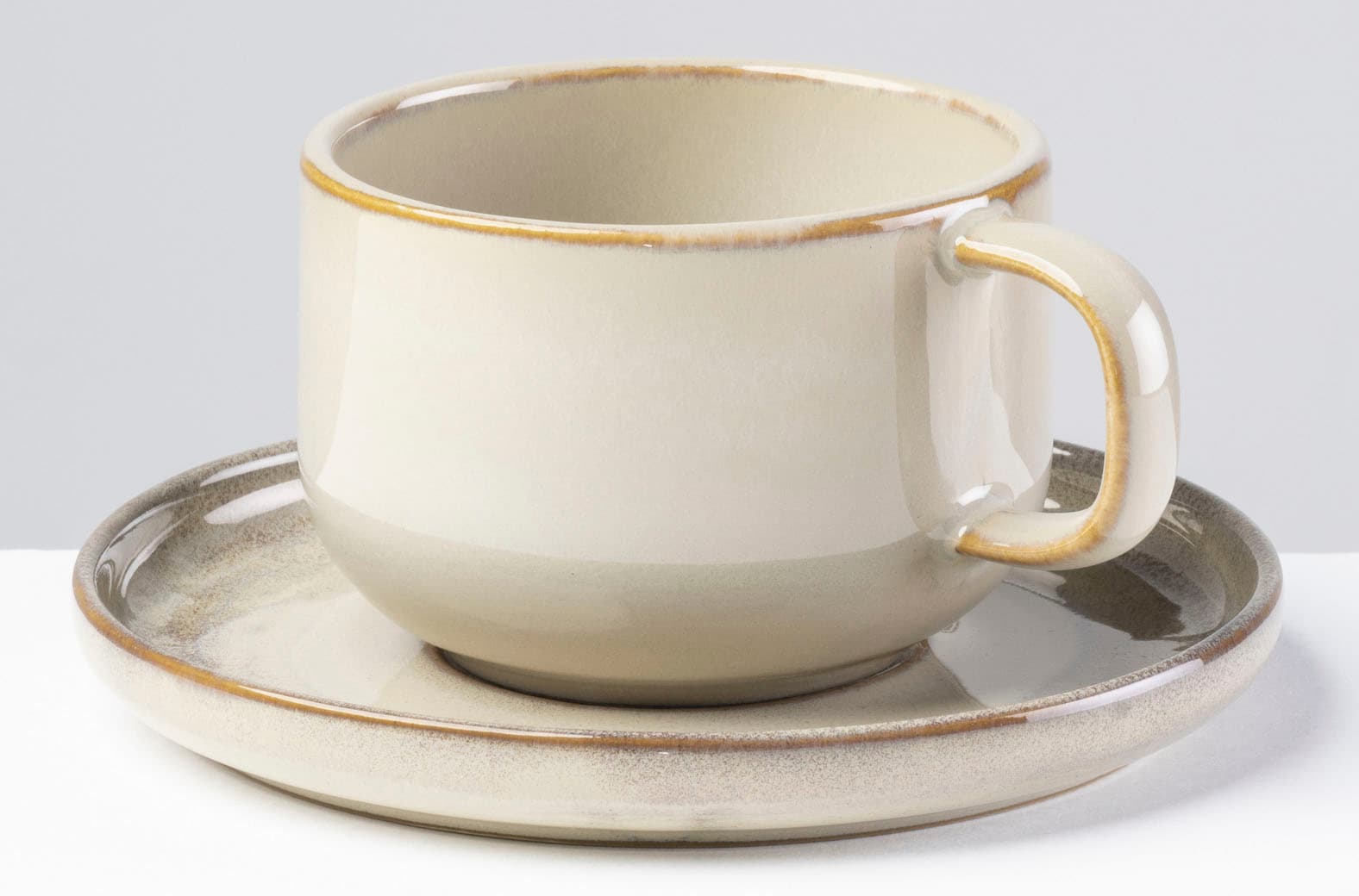 Kaffeeservice 12 Scandi-Style, »Nebelwald«, Personen BAUR ein 12 4 jedes gipfelstück tlg.), Teile, | Unikat, für Stück (Set,