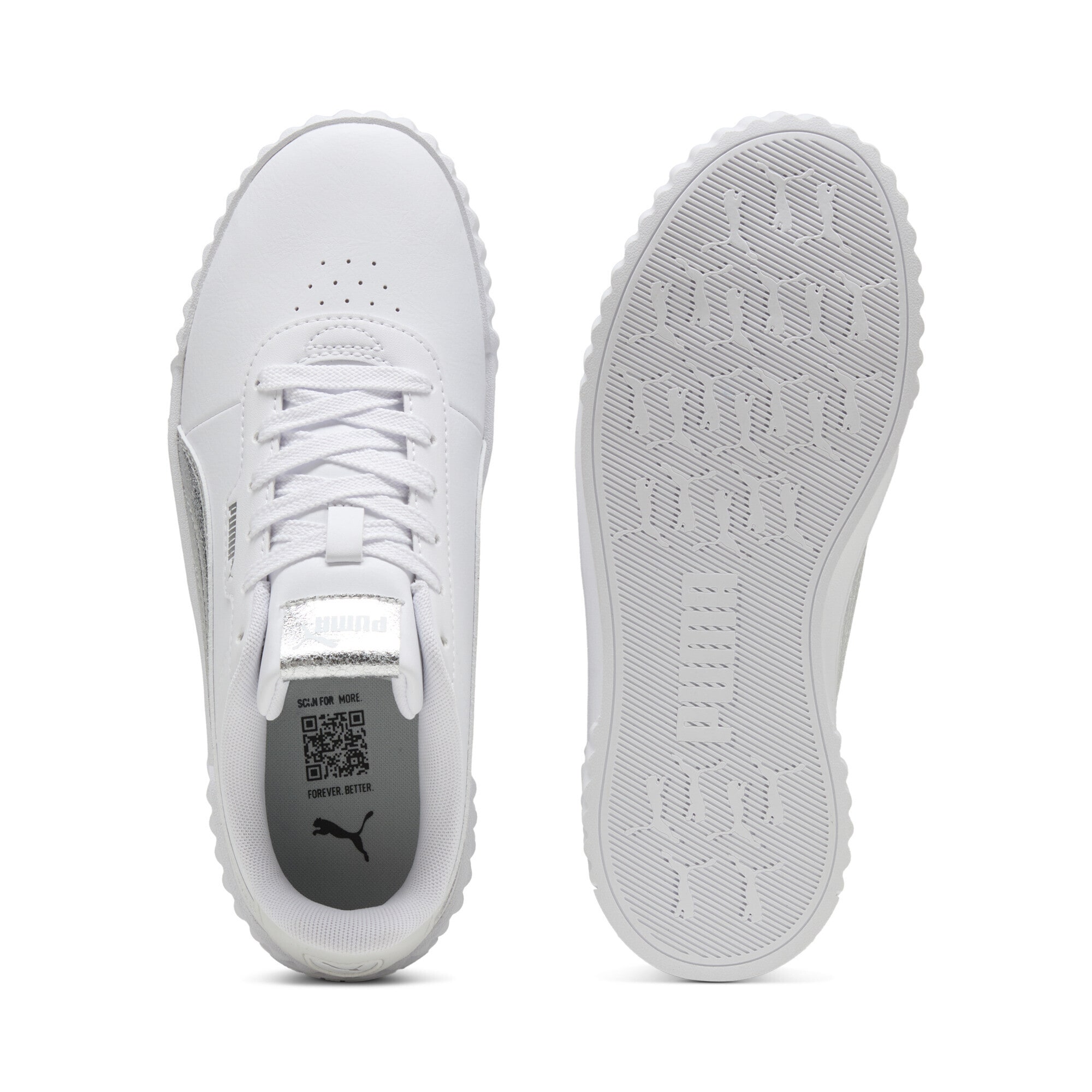PUMA Sneaker »Carina 3.0 Metallic Whisper Sneakers Damen«