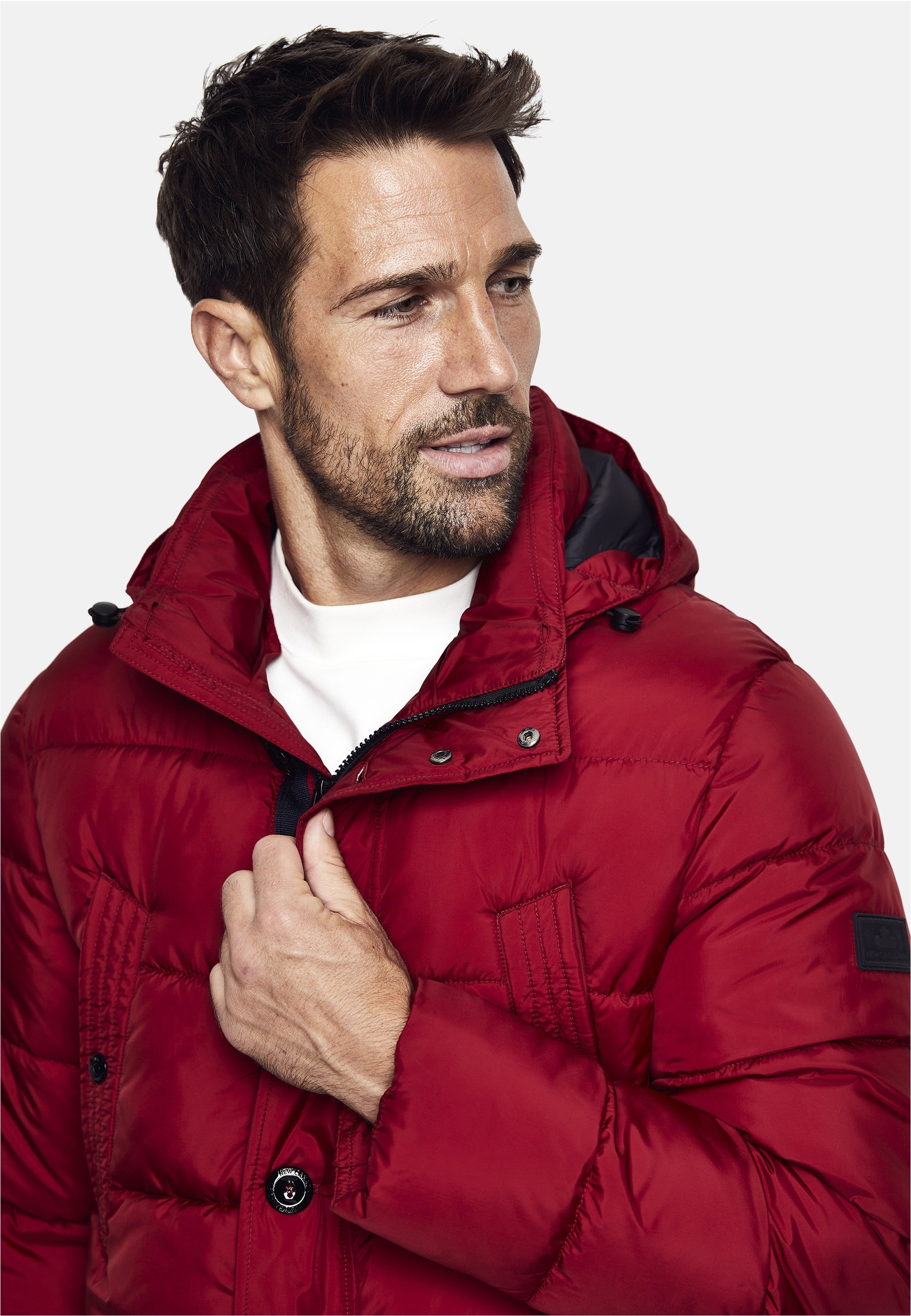 New Canadian Steppjacke, mit abnehmbarem Innenkragen