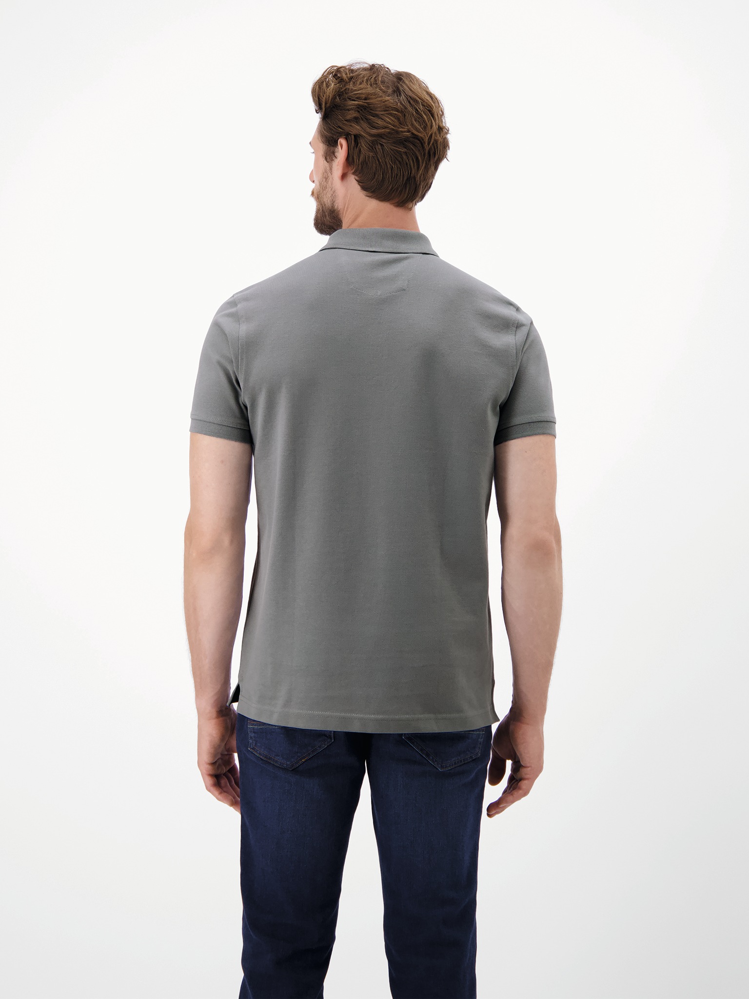 LERROS Poloshirt "LERROS Basic Poloshirt für Herren, unifarben" günstig online kaufen