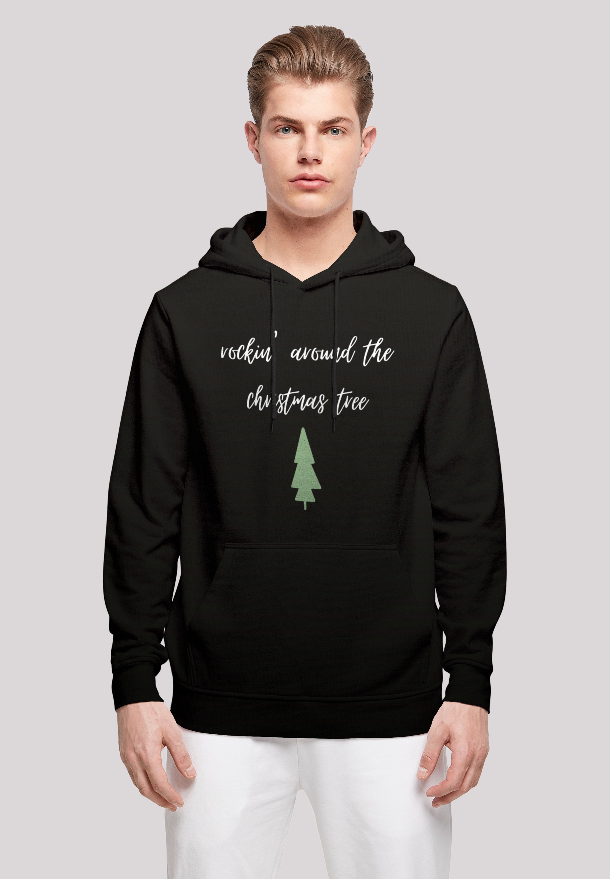 F4NT4STIC Kapuzenpullover "Rockin around the christmas tree", Print günstig online kaufen