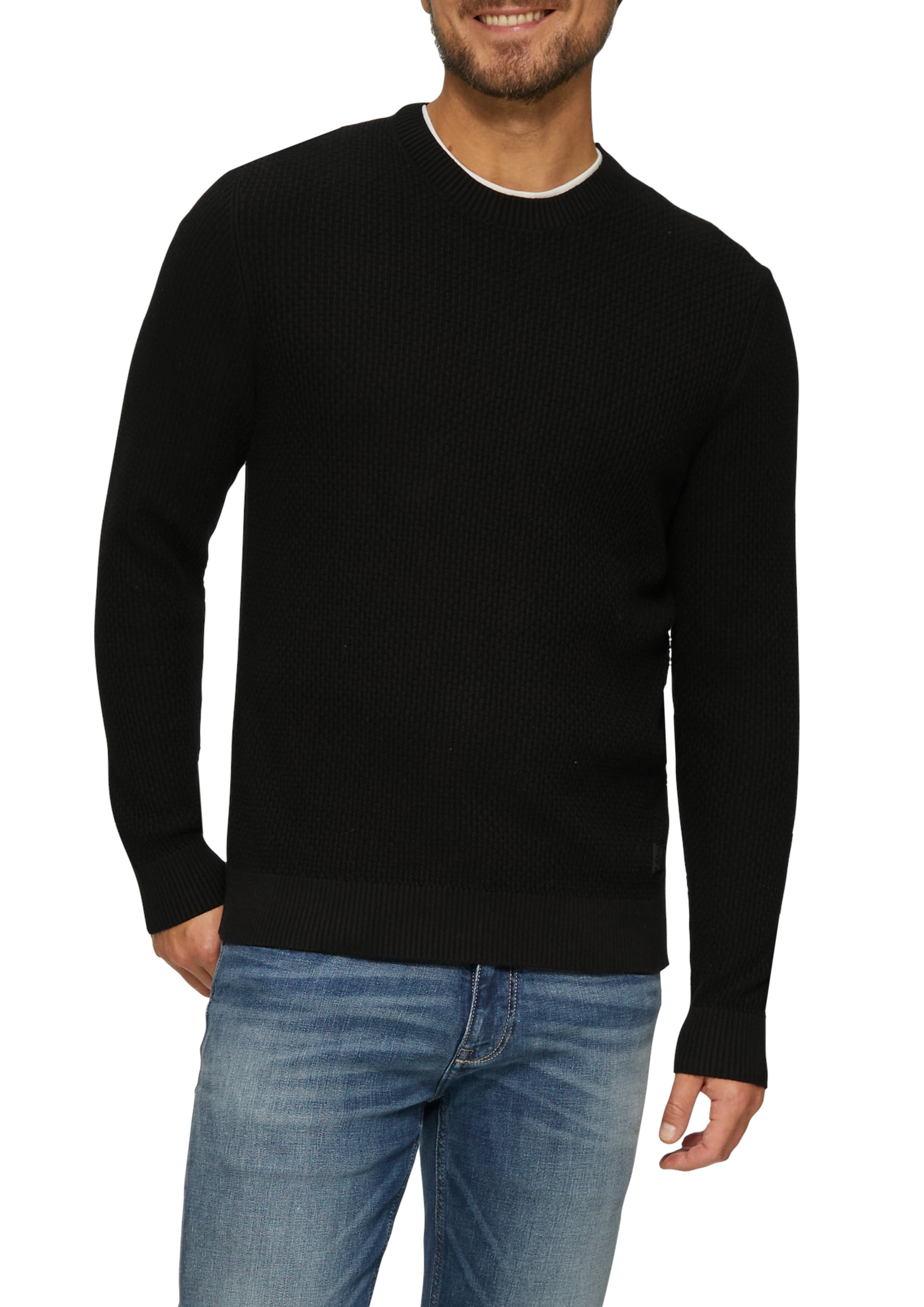 s.Oliver Strickpullover, mit Rundhalsausschnitt günstig online kaufen