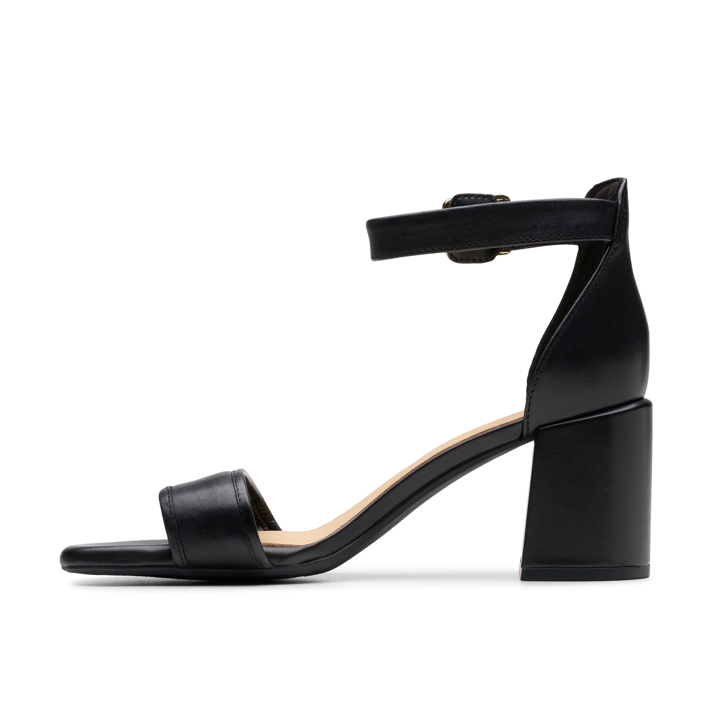 Clarks Sandale »Ezoria Mae«, Festtagsschuh, Sandalette mit Blockabsatz