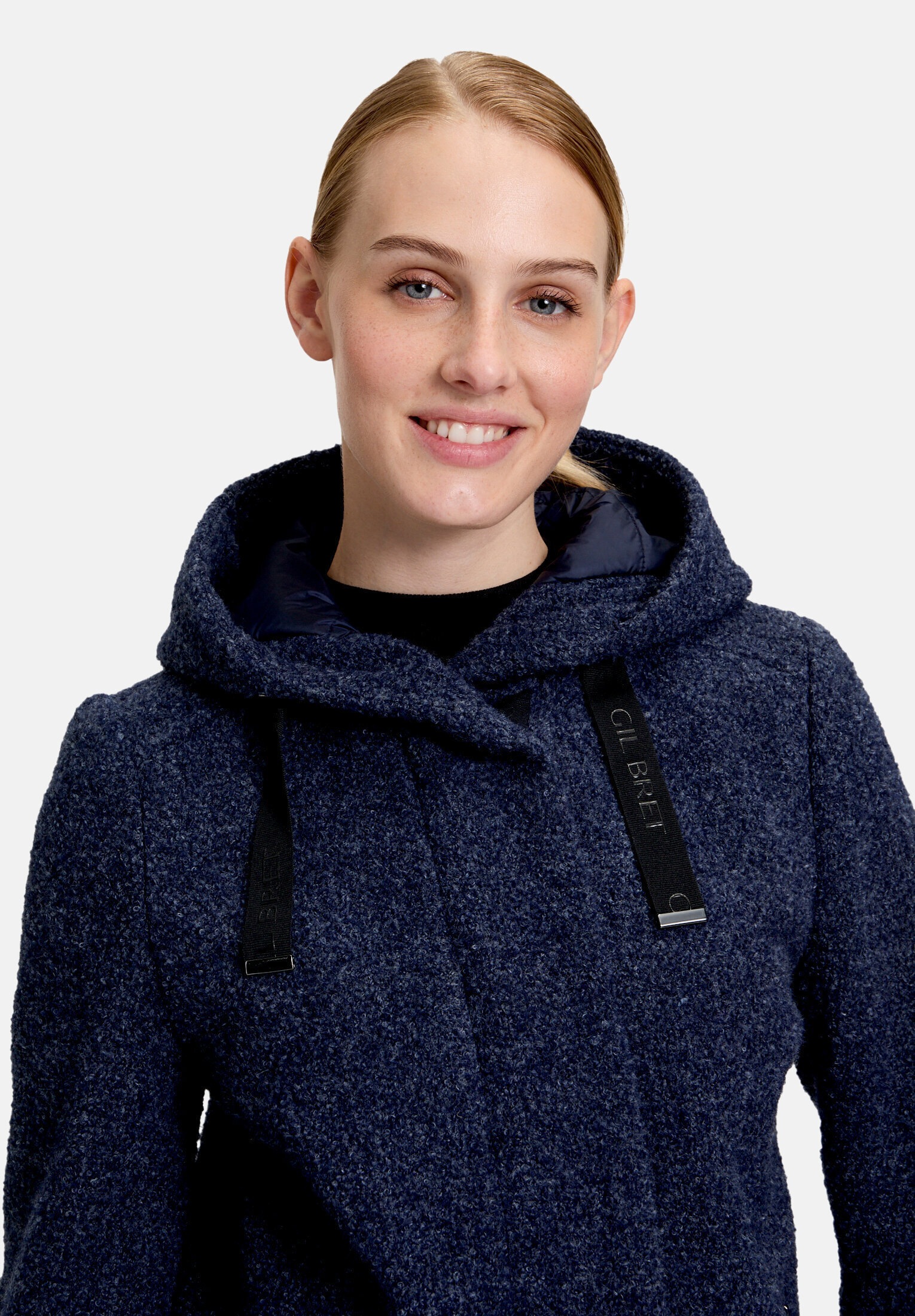 Gil Bret Wolljacke »Damen mit Kapuze« mit Kapuze