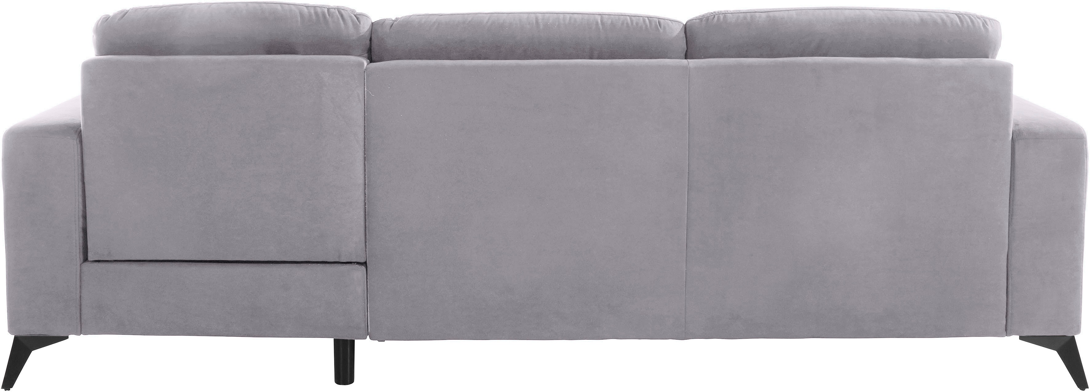 Thumbnail - PLACES OF STYLE Ecksofa "Lolland L-Form" Wahlweise mit Bettfunktion und Bettkasten, Federkern