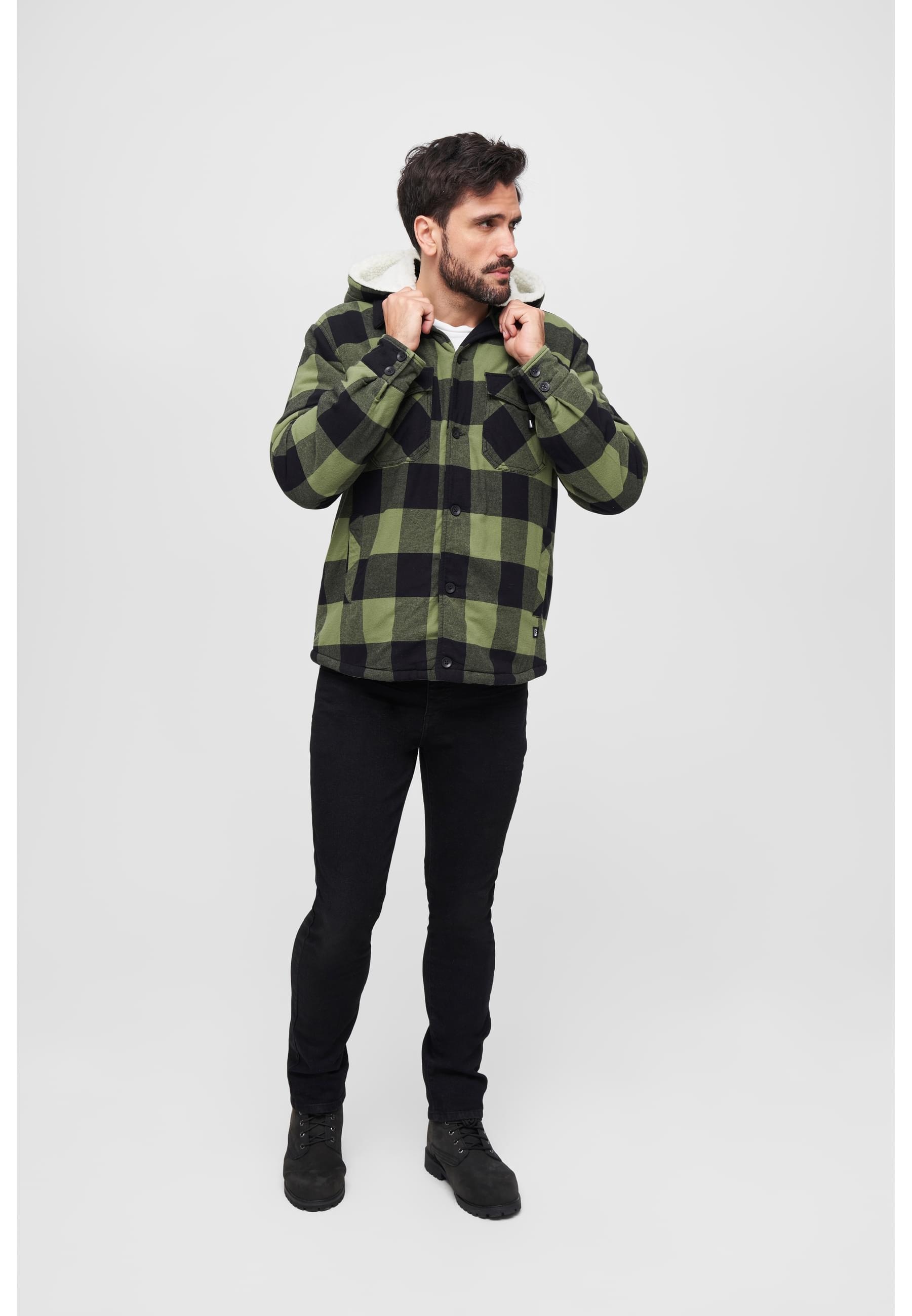 Brandit Anorak »Brandit Herren Lumberjacket Hooded«, (1 St.), mit Kapuze