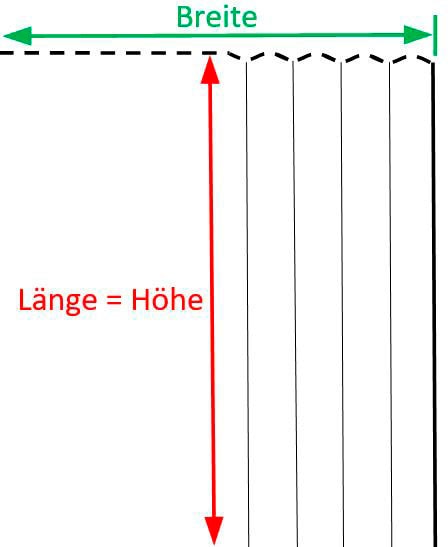 nach Rechnung mit you! St.), | Maß verdeckten Schal »Linessa«, 137 auf (1 cm, Neutex Schlaufen, for Vorhang Breite BAUR