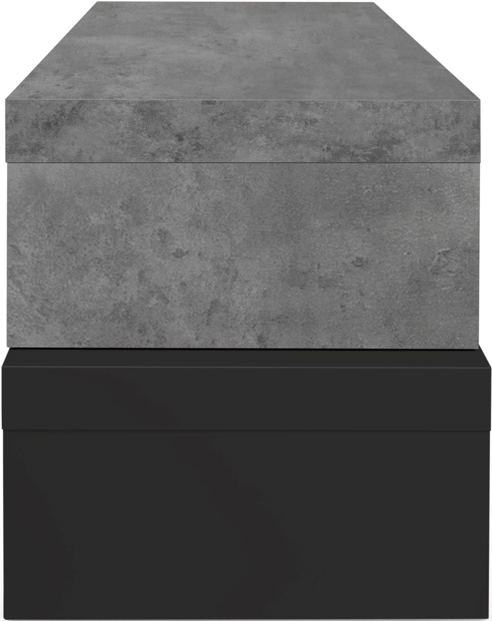 TemaHome Lowboard »Cliff«, Kommode in raffinierter Optik und aus schönem Holz, Breite 235 cm
